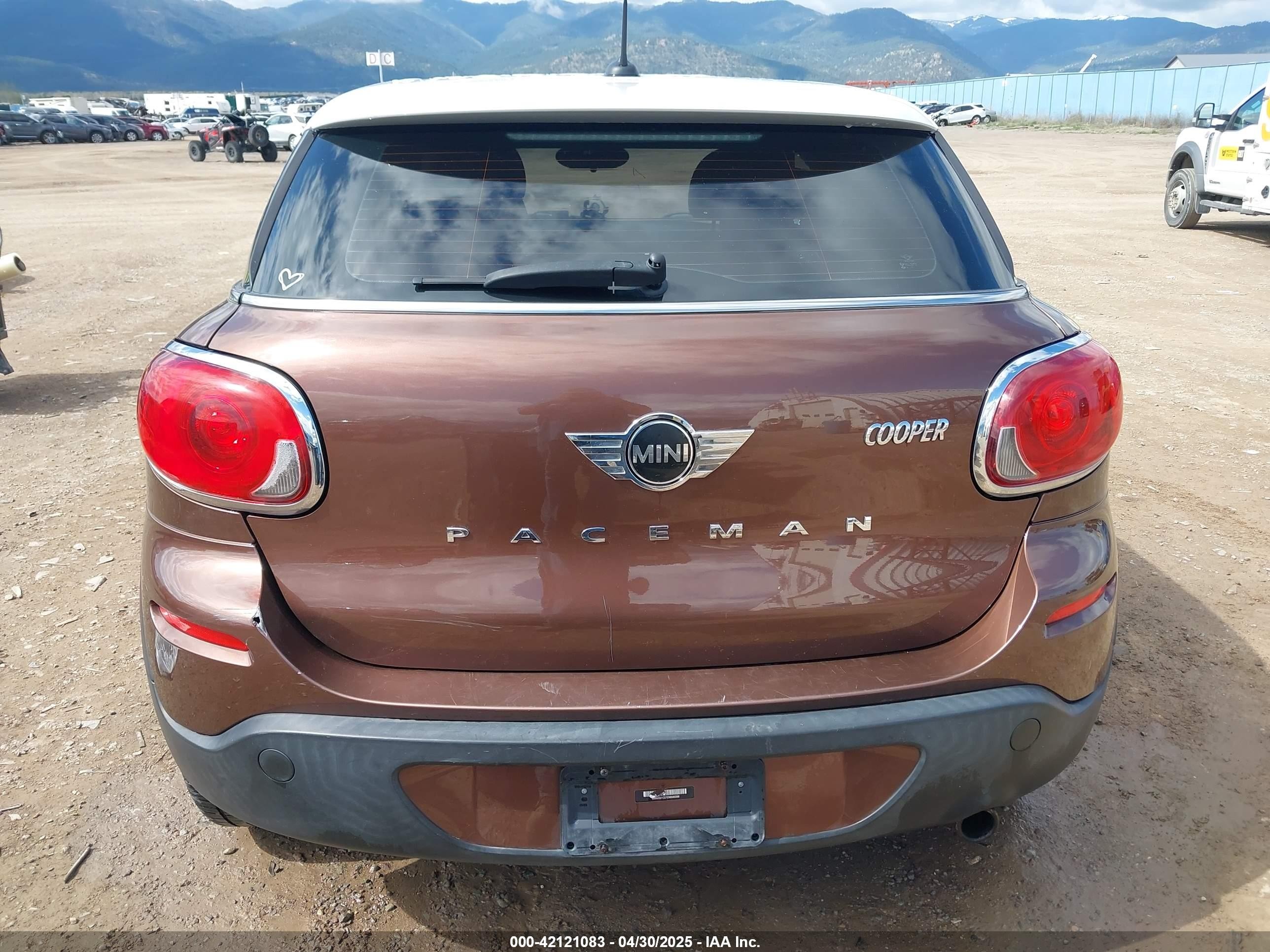 2014 Mini Paceman Cooper Brown vin: WMWSS1C57EWN46568