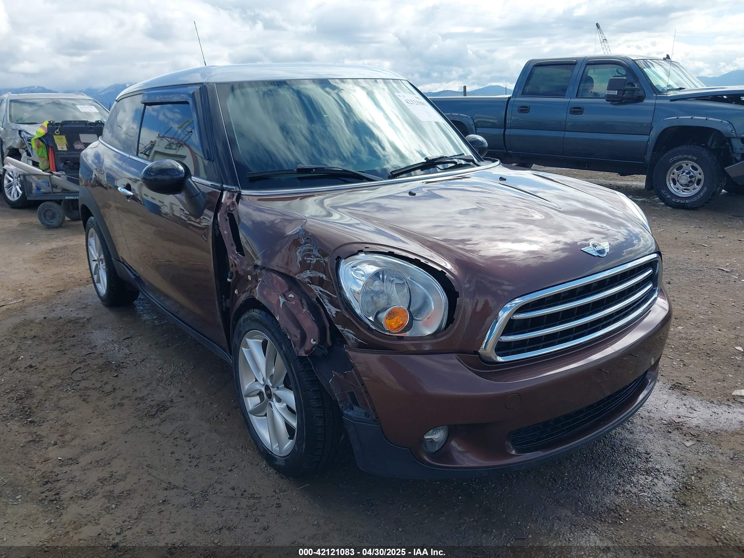 2014 Mini Paceman Cooper Brown vin: WMWSS1C57EWN46568
