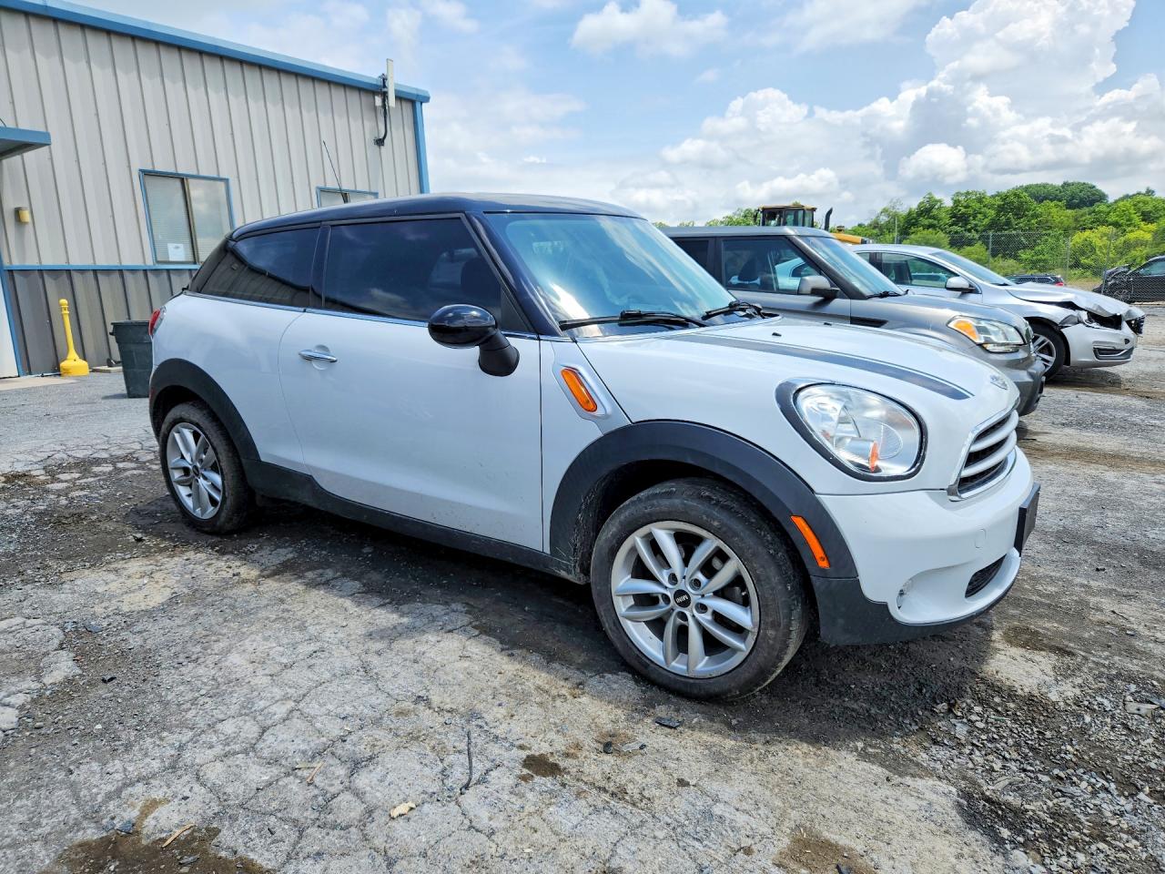 2014 Mini Cooper Paceman White vin: WMWSS1C58EWN94841