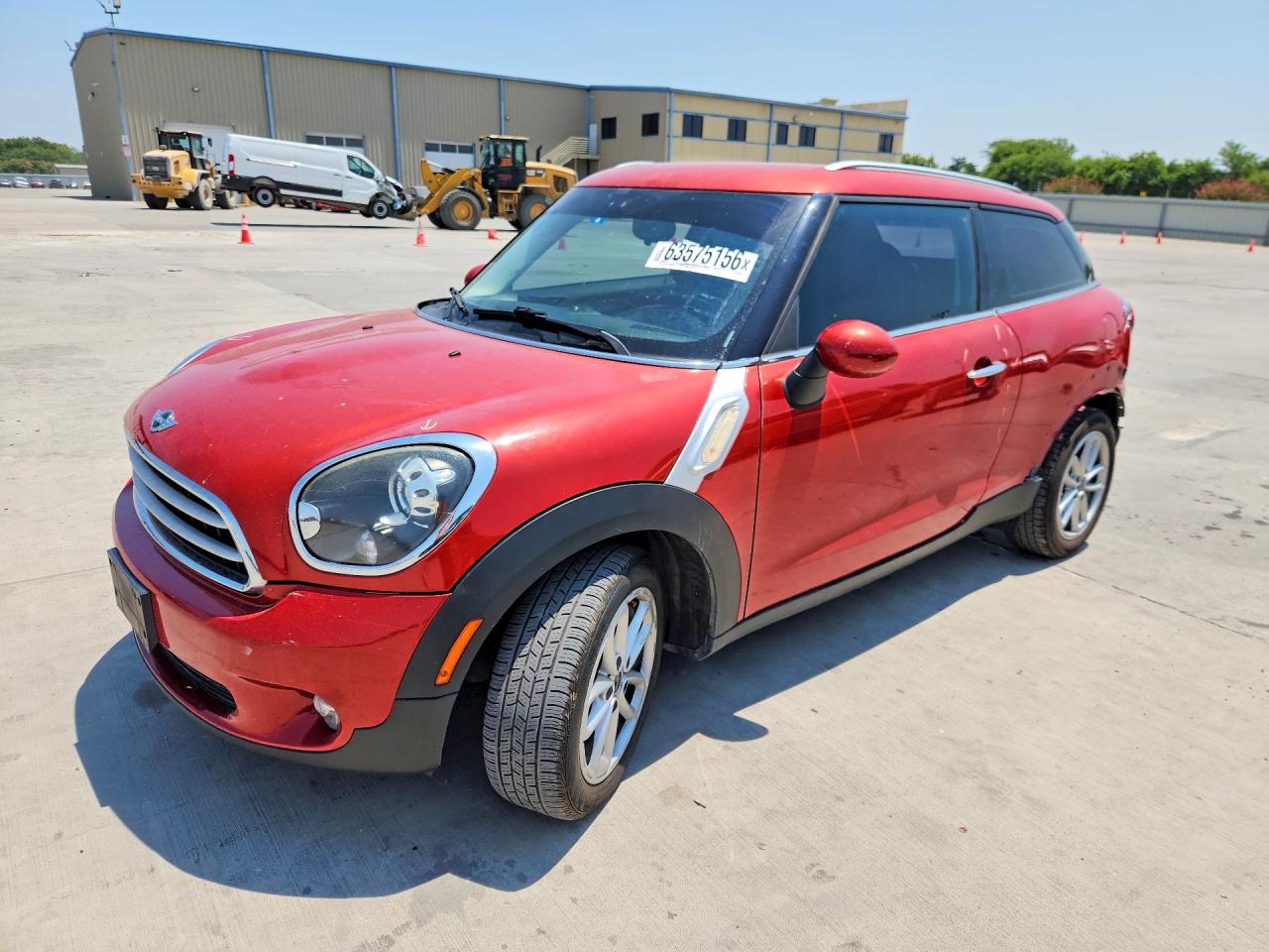 2015 Mini Cooper Paceman Бордовый vin: WMWSS1C59FWN46735