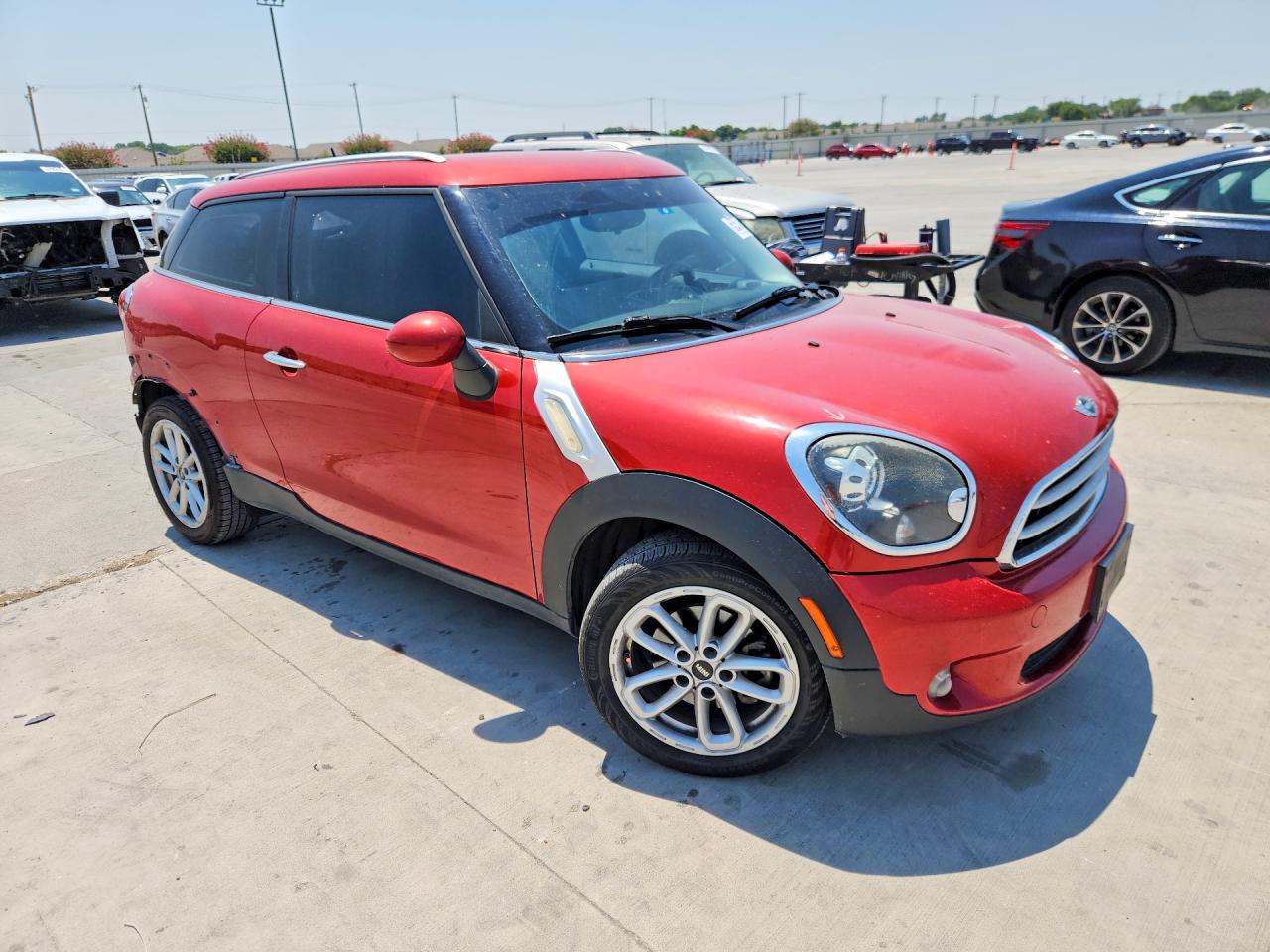 2015 Mini Cooper Paceman Бордовый vin: WMWSS1C59FWN46735