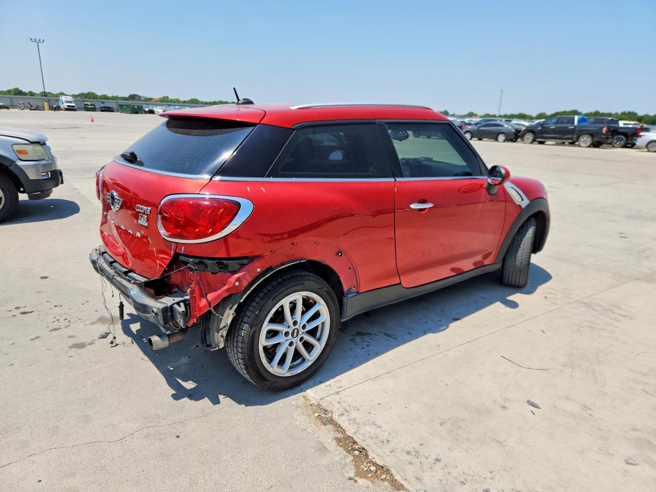 2015 Mini Cooper Paceman Бордовый vin: WMWSS1C59FWN46735