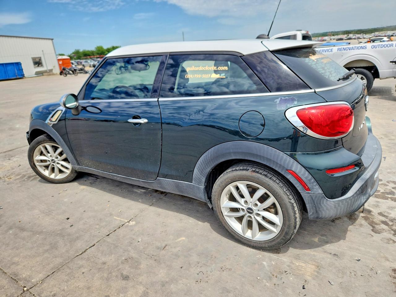 2013 Mini Cooper S Paceman Green vin: WMWSS5C50DWN66621