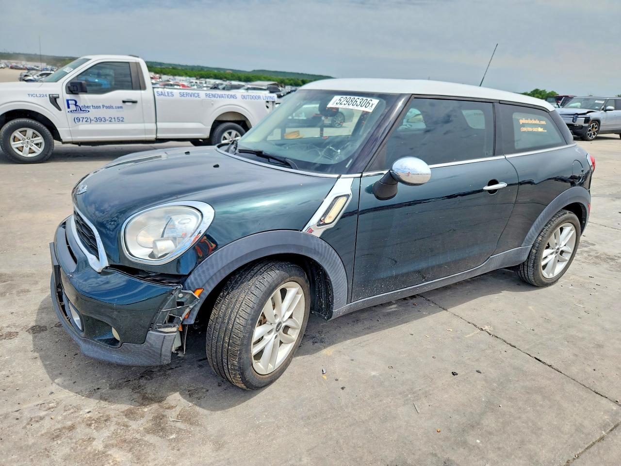 2013 Mini Cooper S Paceman Green vin: WMWSS5C50DWN66621