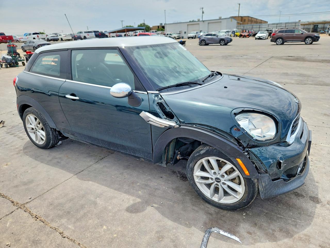 2013 Mini Cooper S Paceman Green vin: WMWSS5C50DWN66621