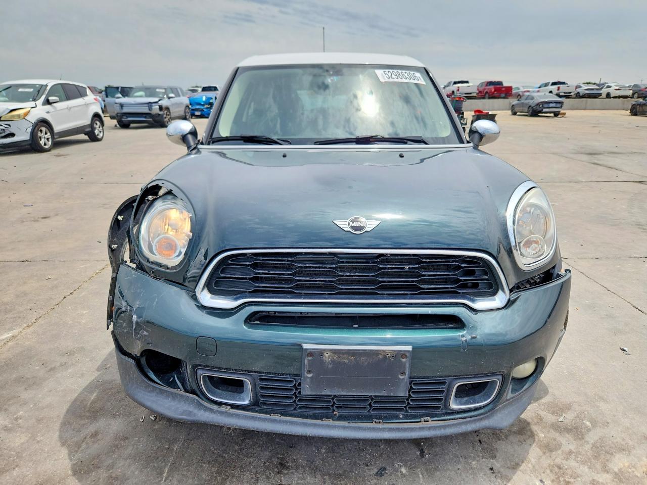 2013 Mini Cooper S Paceman Green vin: WMWSS5C50DWN66621