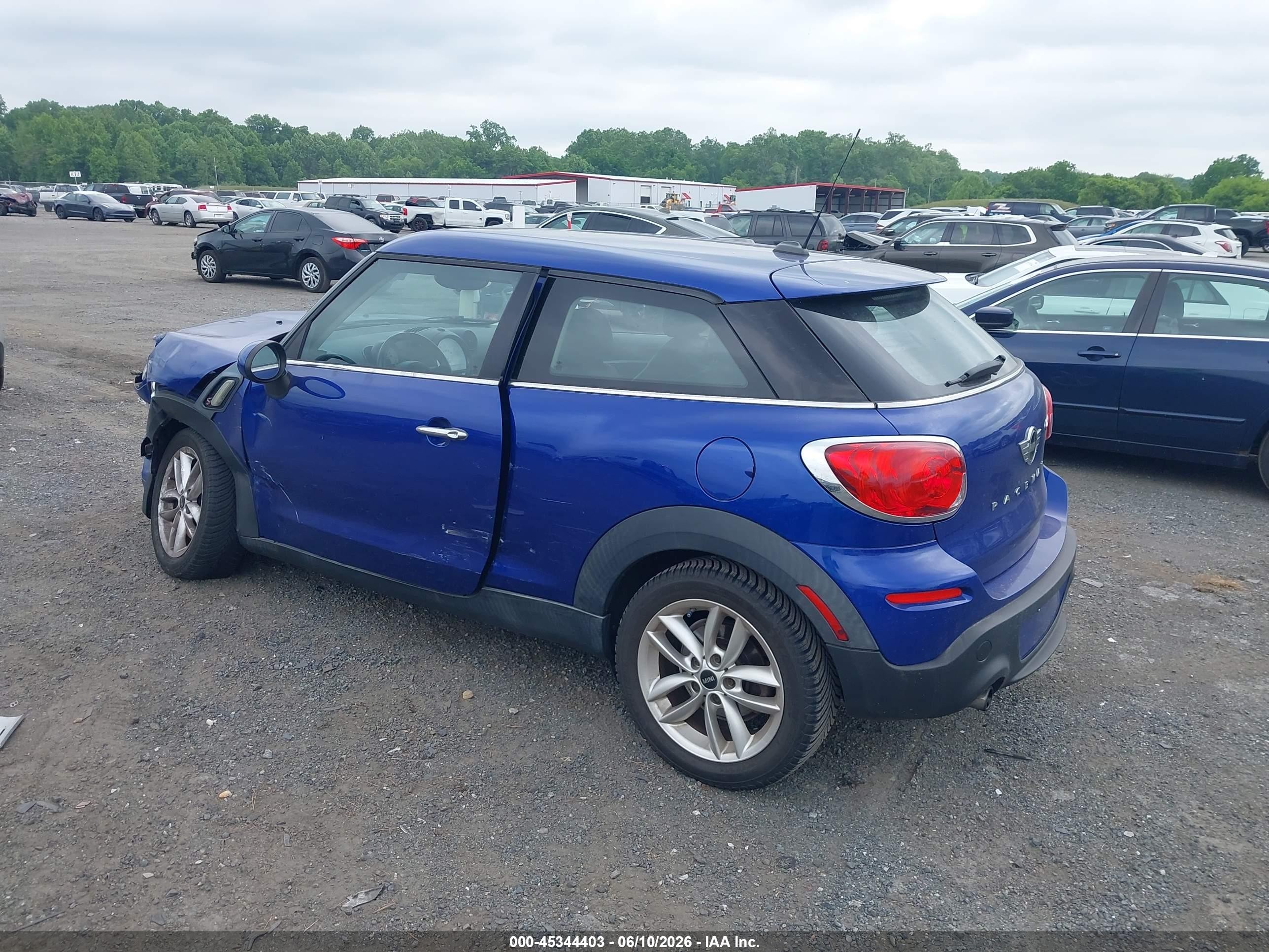 2014 Mini Paceman Cooper S Blue vin: WMWSS5C50EWN49772