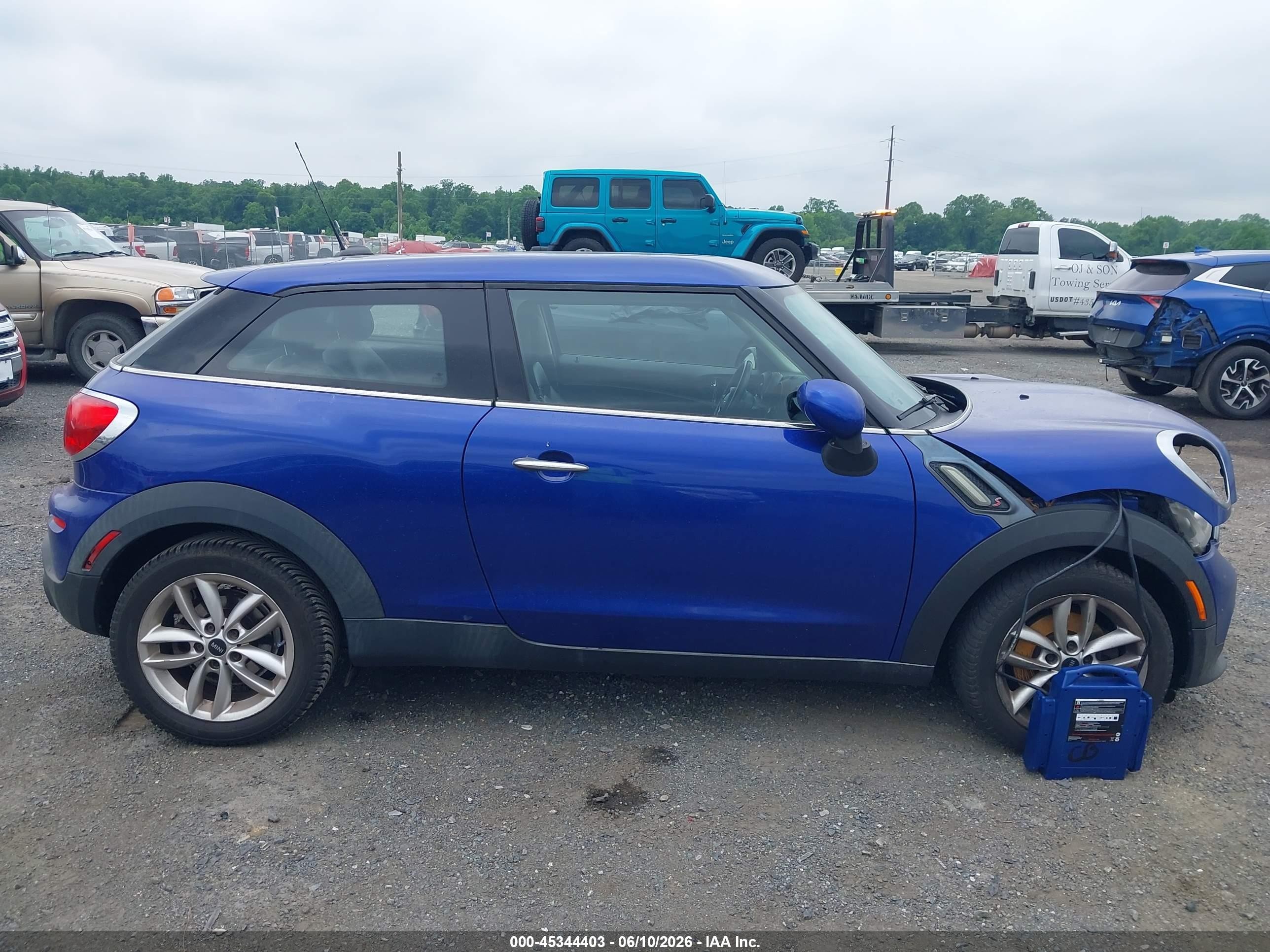 2014 Mini Paceman Cooper S Blue vin: WMWSS5C50EWN49772