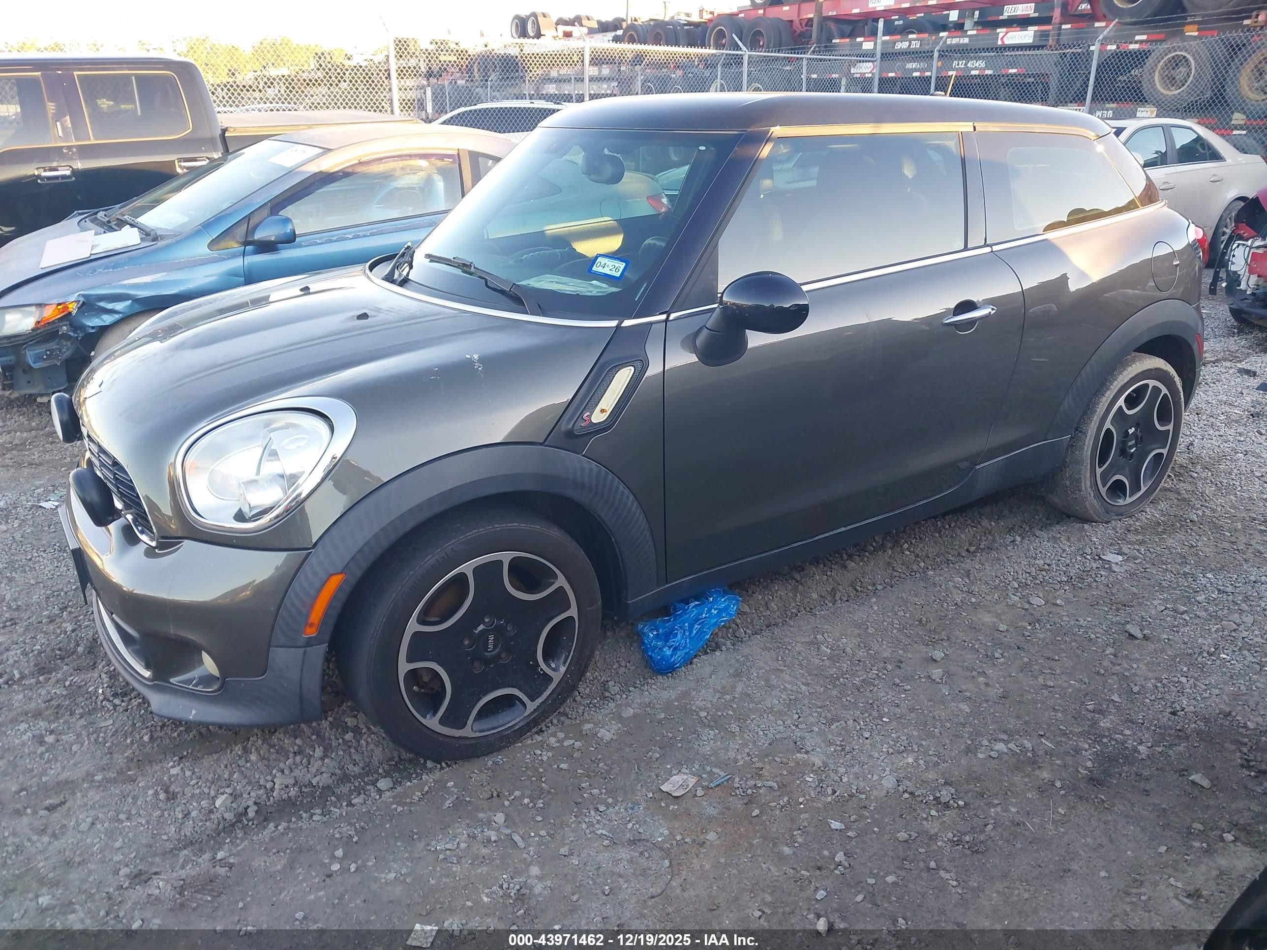 2014 Mini Paceman Cooper S Серый vin: WMWSS5C51EWN67262