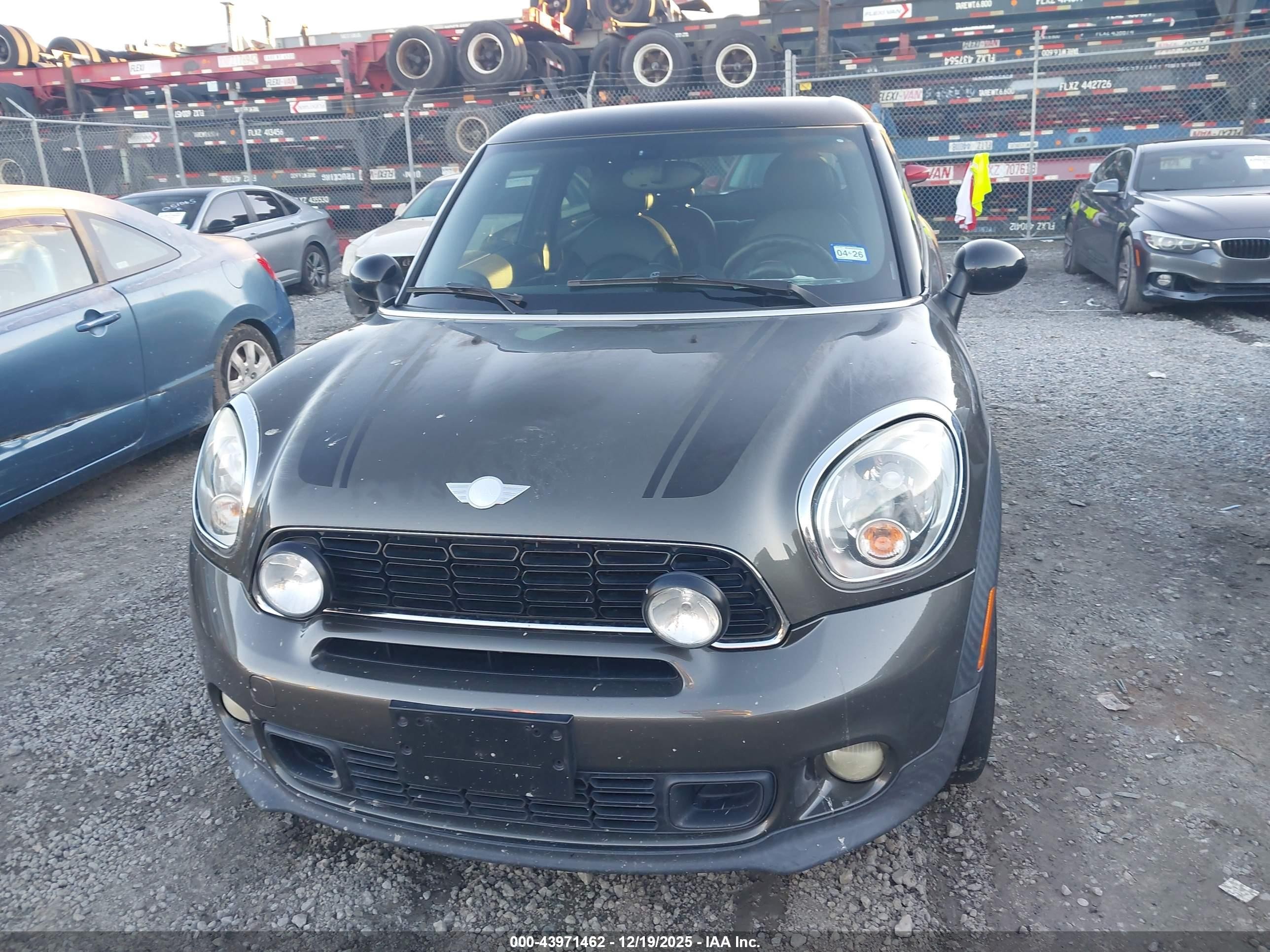 2014 Mini Paceman Cooper S Серый vin: WMWSS5C51EWN67262