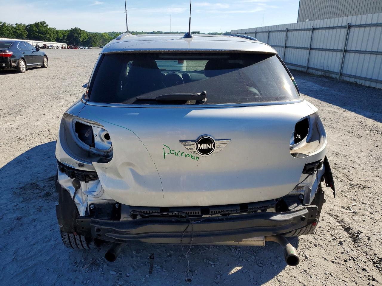 2015 Mini Cooper S Paceman Silver vin: WMWSS5C51FWT84588