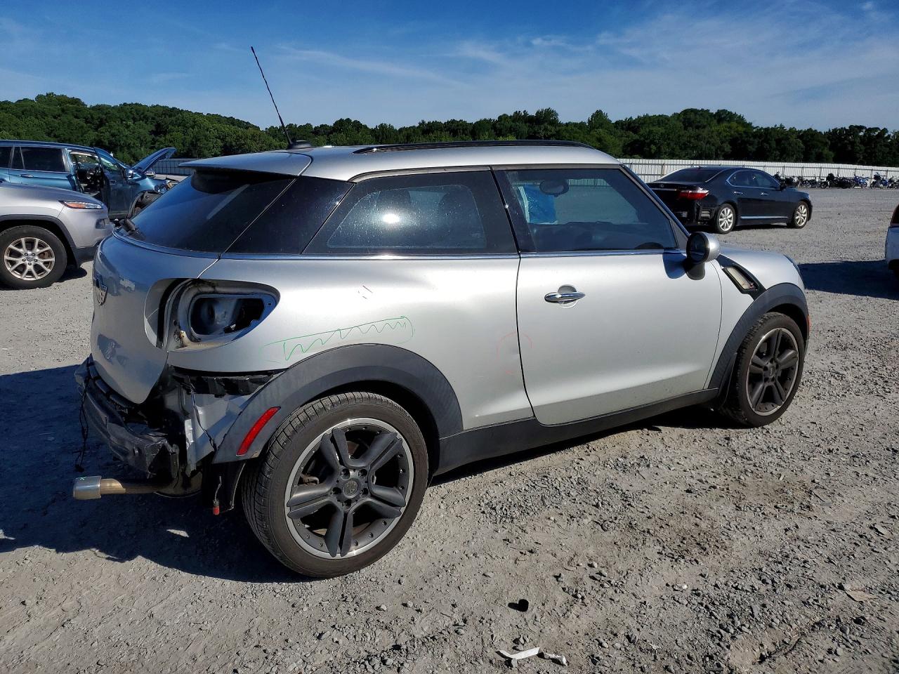 2015 Mini Cooper S Paceman Silver vin: WMWSS5C51FWT84588