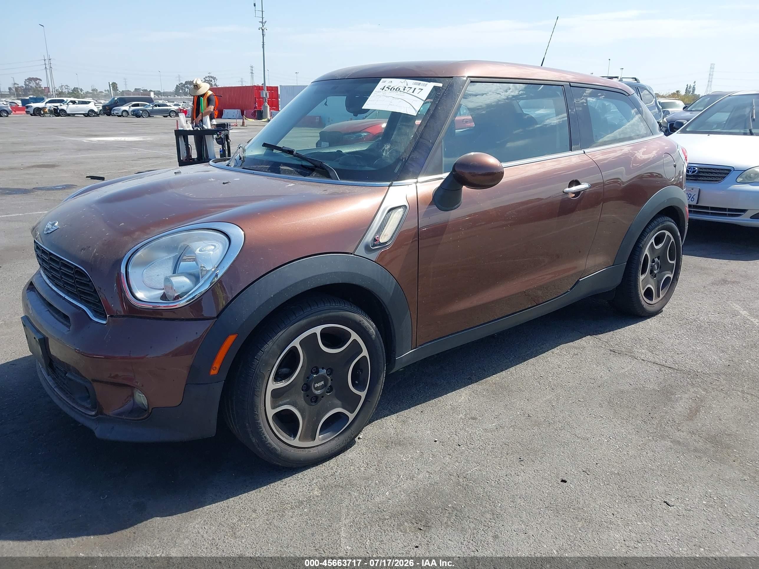 2013 Mini Paceman Cooper S Коричневый vin: WMWSS5C52DWN49013