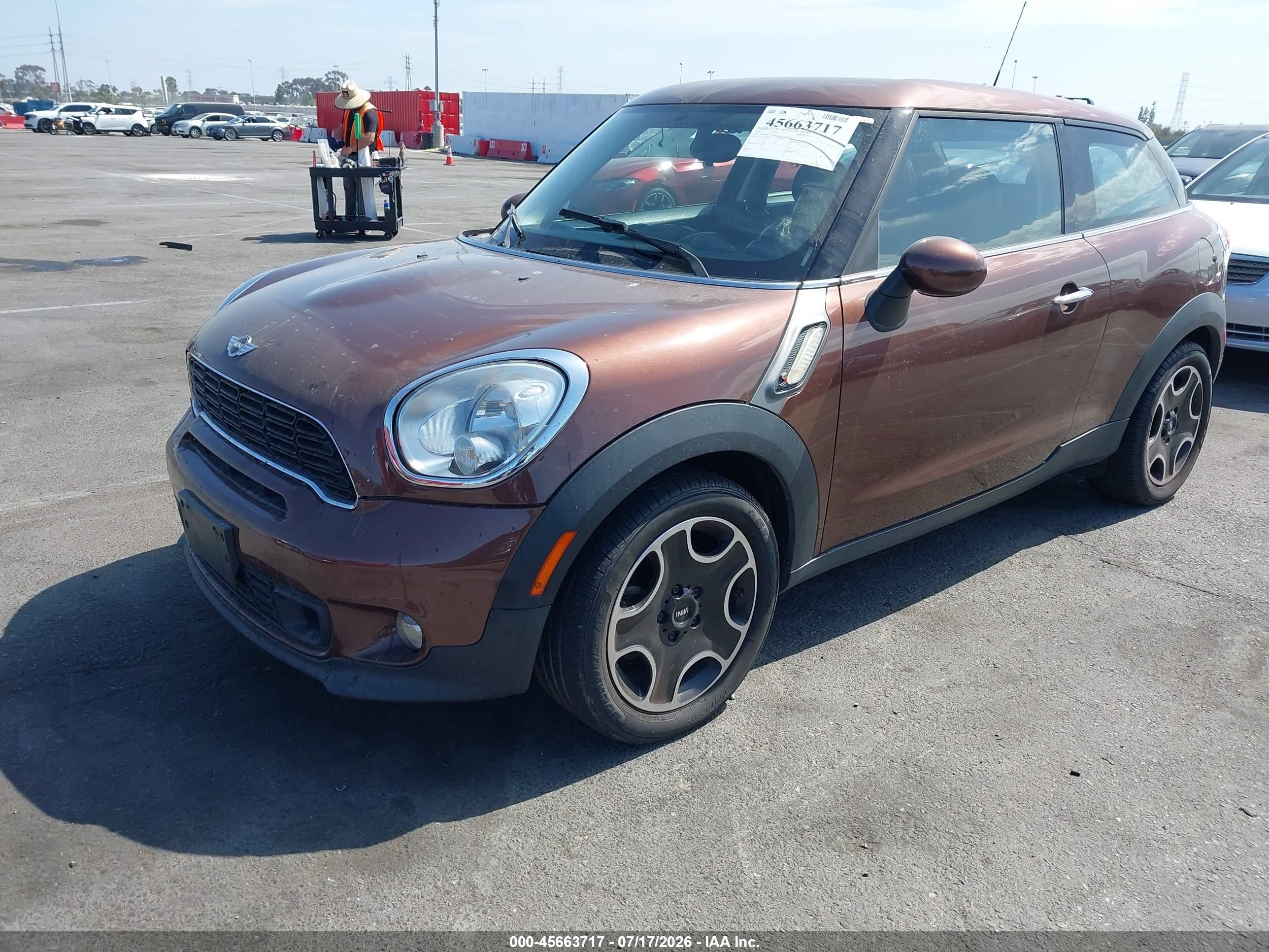 2013 Mini Paceman Cooper S Коричневый vin: WMWSS5C52DWN49013