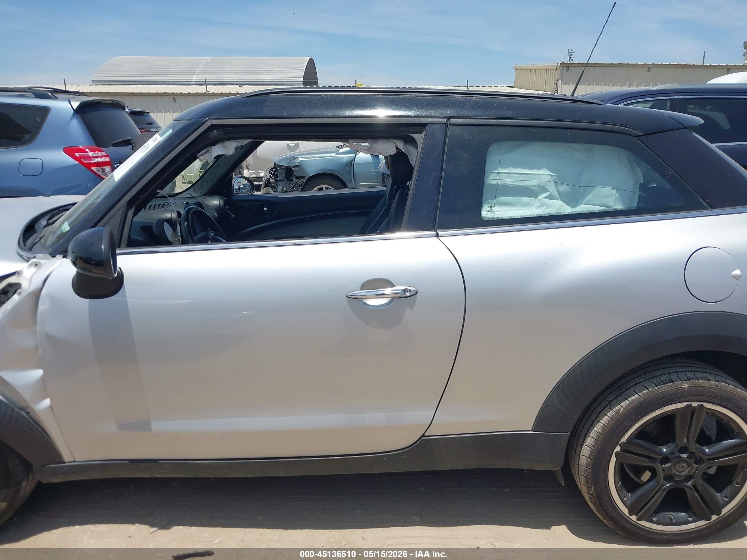 2014 Mini Paceman Cooper S Серебряный vin: WMWSS5C52EWN66718