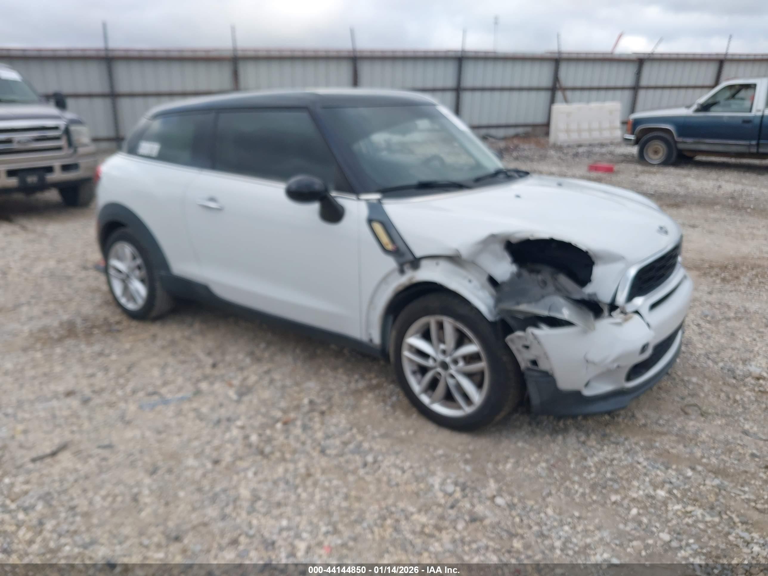 2014 Mini Paceman Cooper S White vin: WMWSS5C52EWN66931
