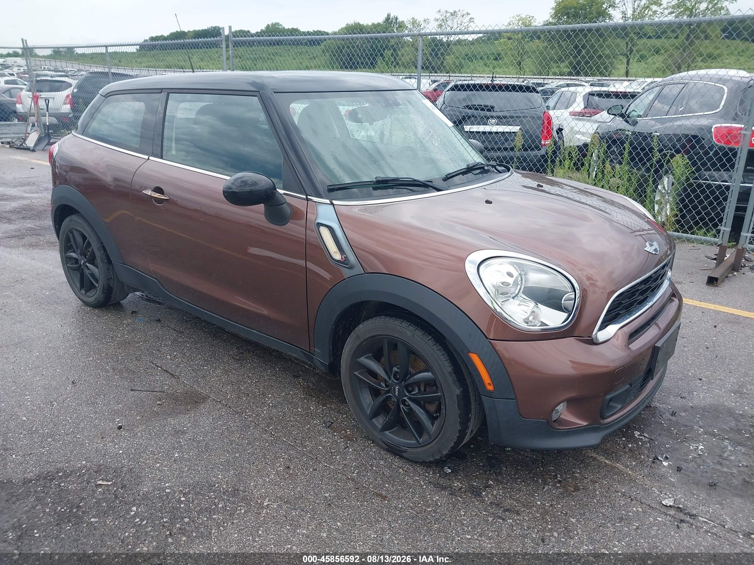 2013 Mini Paceman Cooper S Brown vin: WMWSS5C53DWN49408