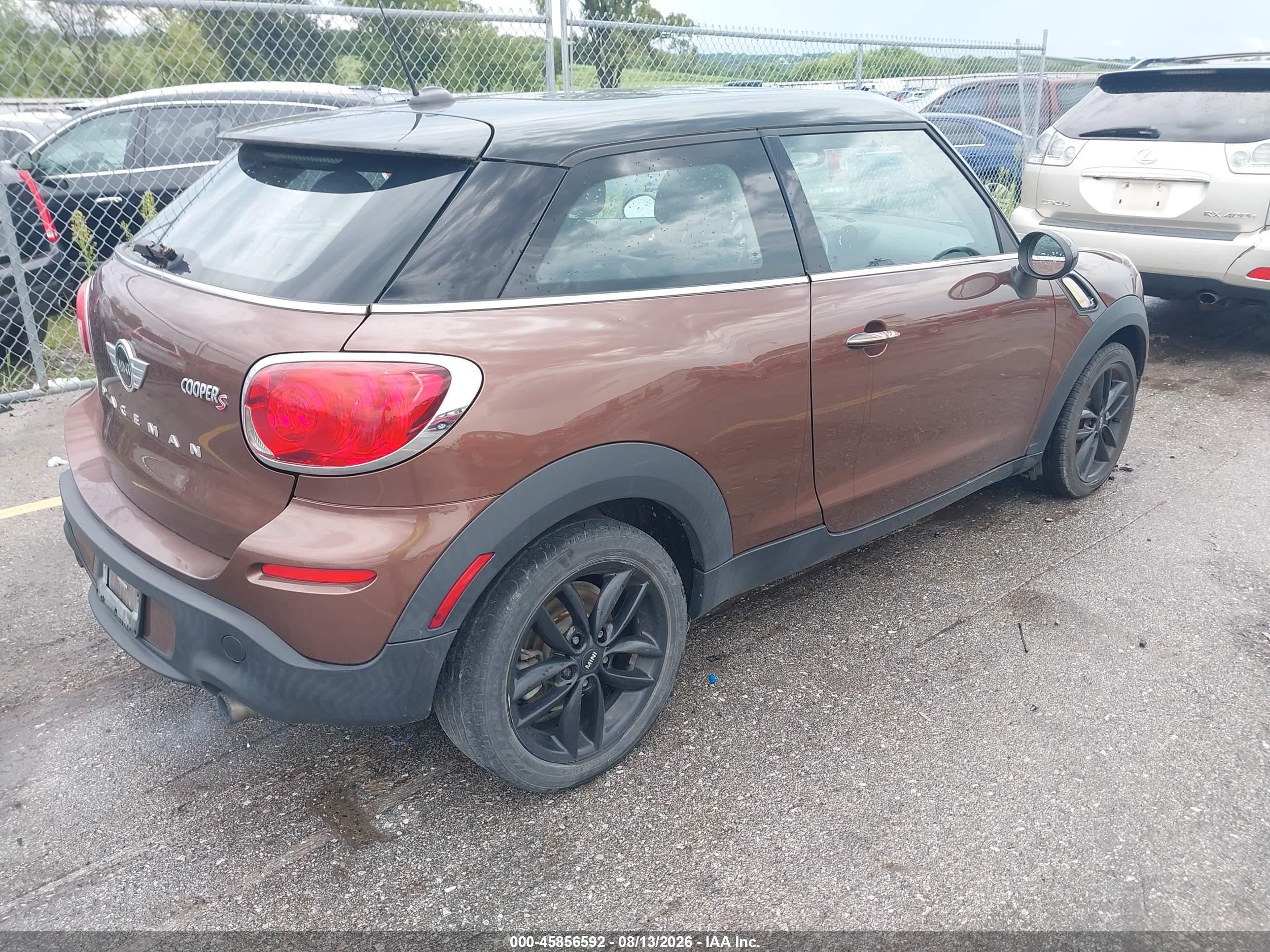 2013 Mini Paceman Cooper S Brown vin: WMWSS5C53DWN49408