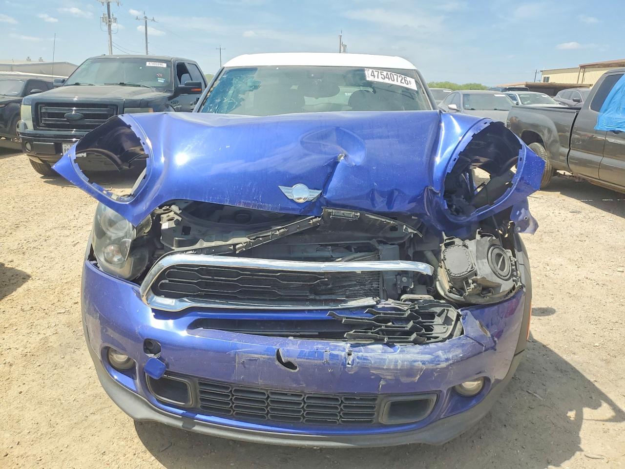 2013 Mini Cooper S Paceman Blue vin: WMWSS5C53DWN49411