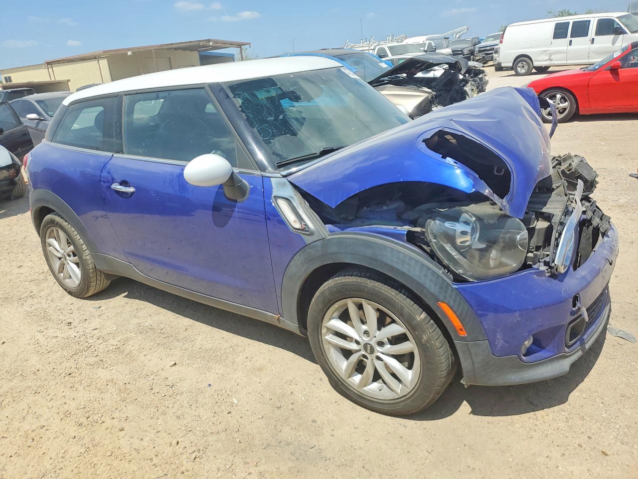2013 Mini Cooper S Paceman Blue vin: WMWSS5C53DWN49411