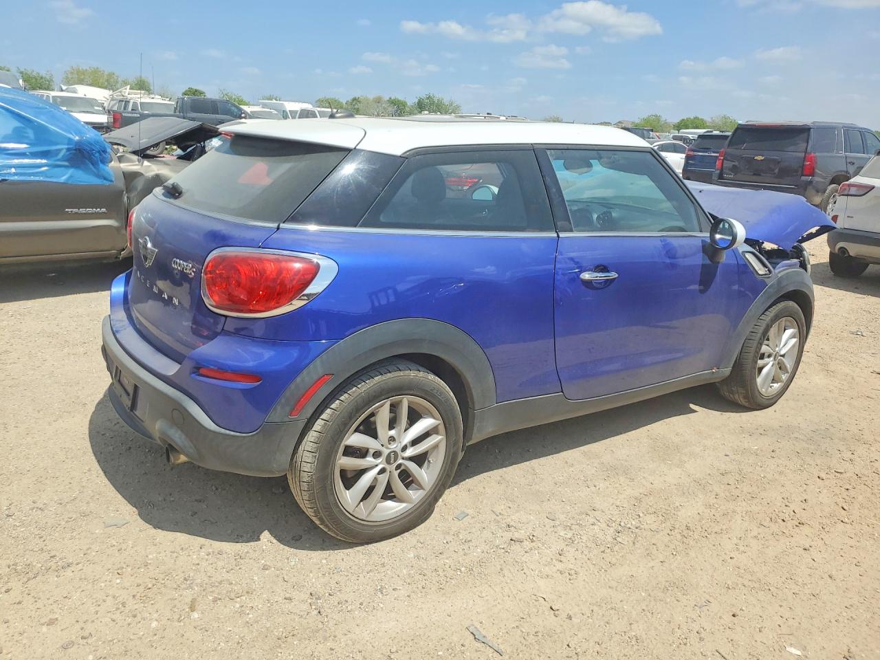 2013 Mini Cooper S Paceman Blue vin: WMWSS5C53DWN49411