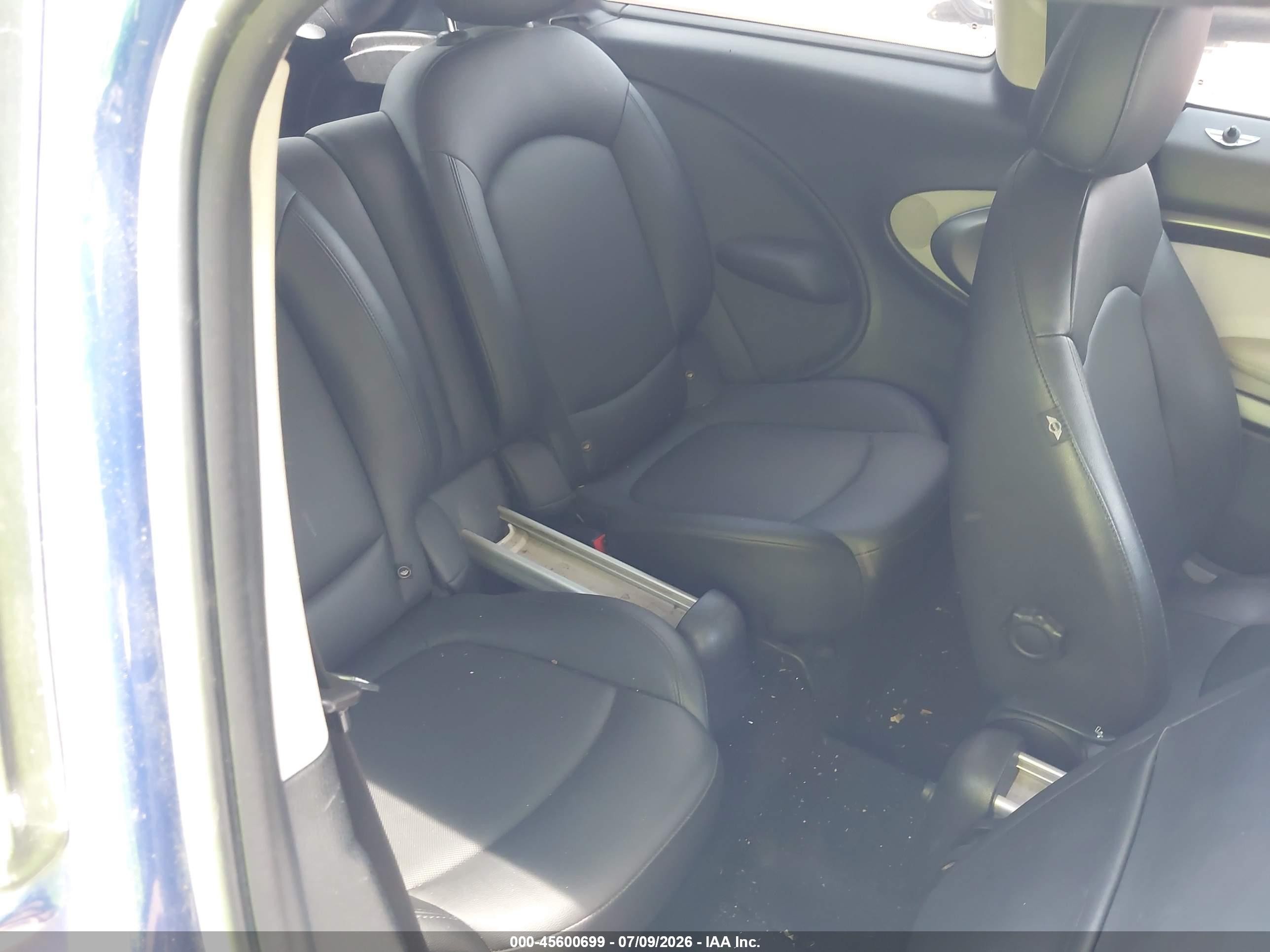 2013 Mini Paceman Cooper S Blue vin: WMWSS5C54DWN49532
