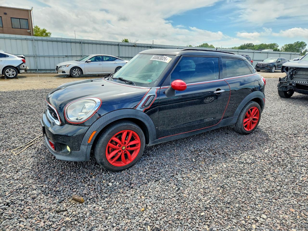 2015 Mini Cooper S Paceman Black vin: WMWSS5C54FWN67371