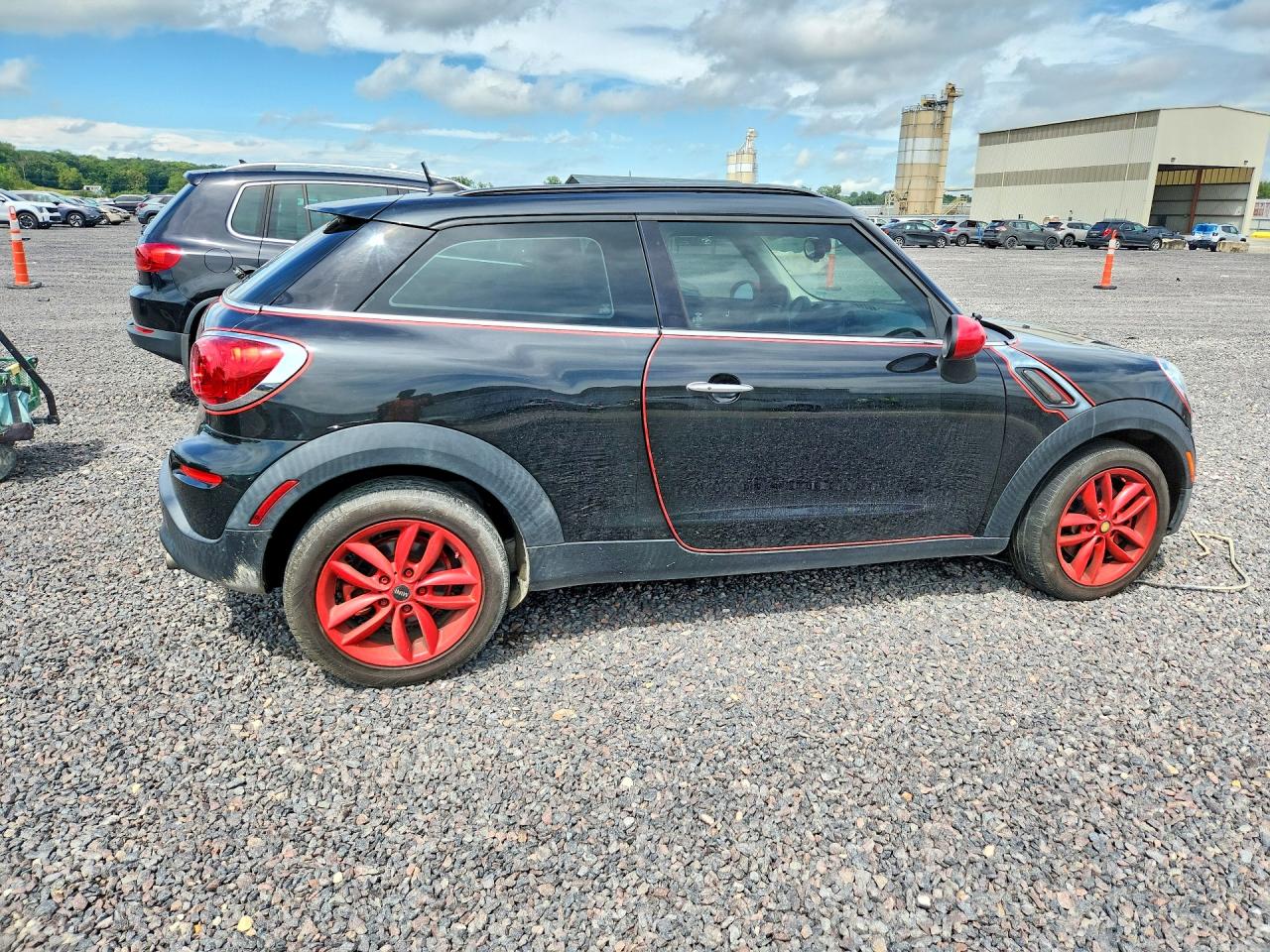 2015 Mini Cooper S Paceman Black vin: WMWSS5C54FWN67371