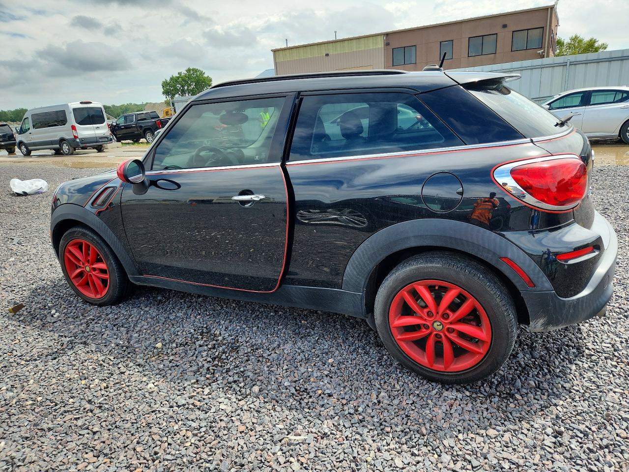2015 Mini Cooper S Paceman Black vin: WMWSS5C54FWN67371