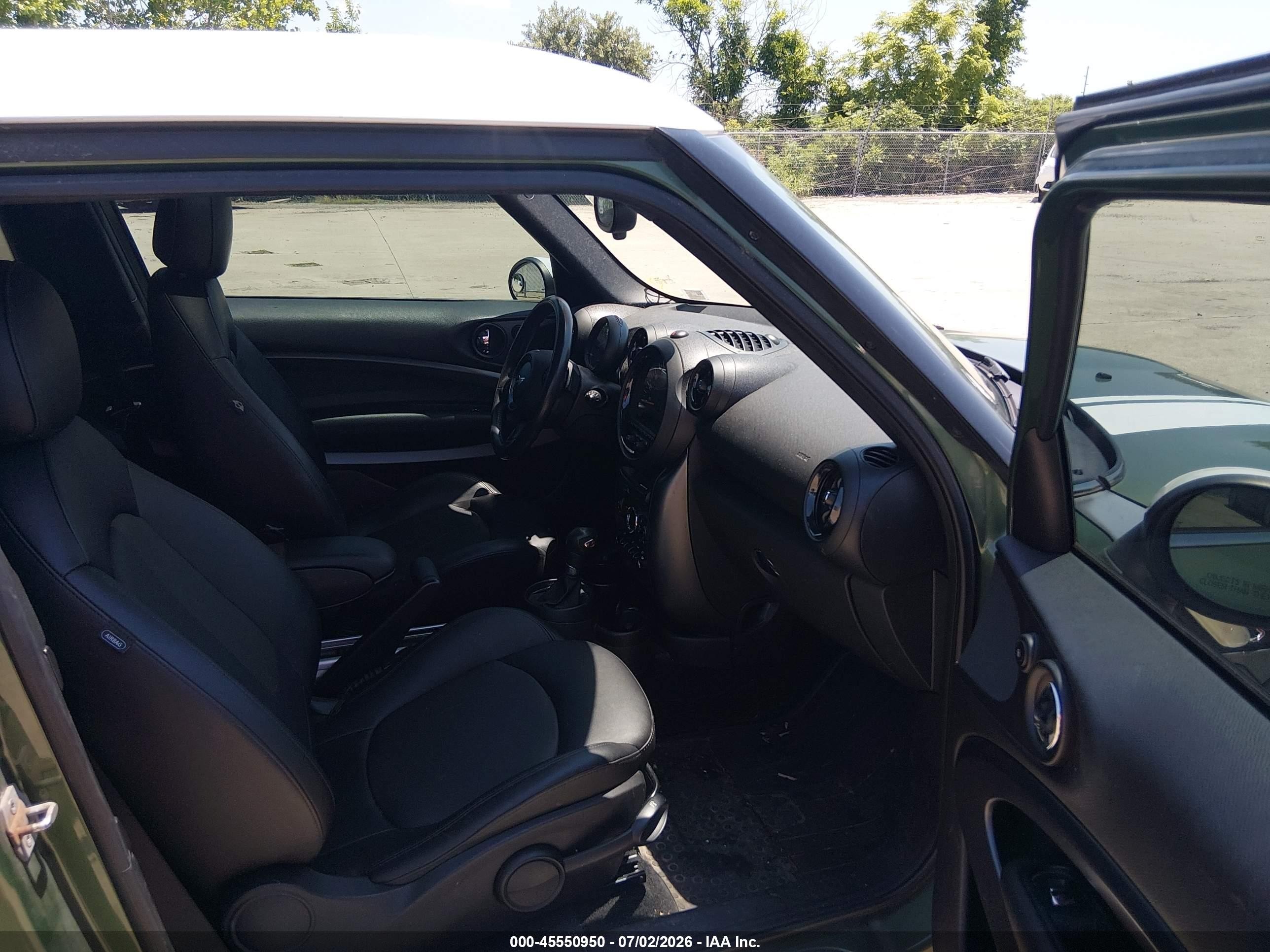 2015 Mini Paceman Cooper S Green vin: WMWSS5C55FWS99818
