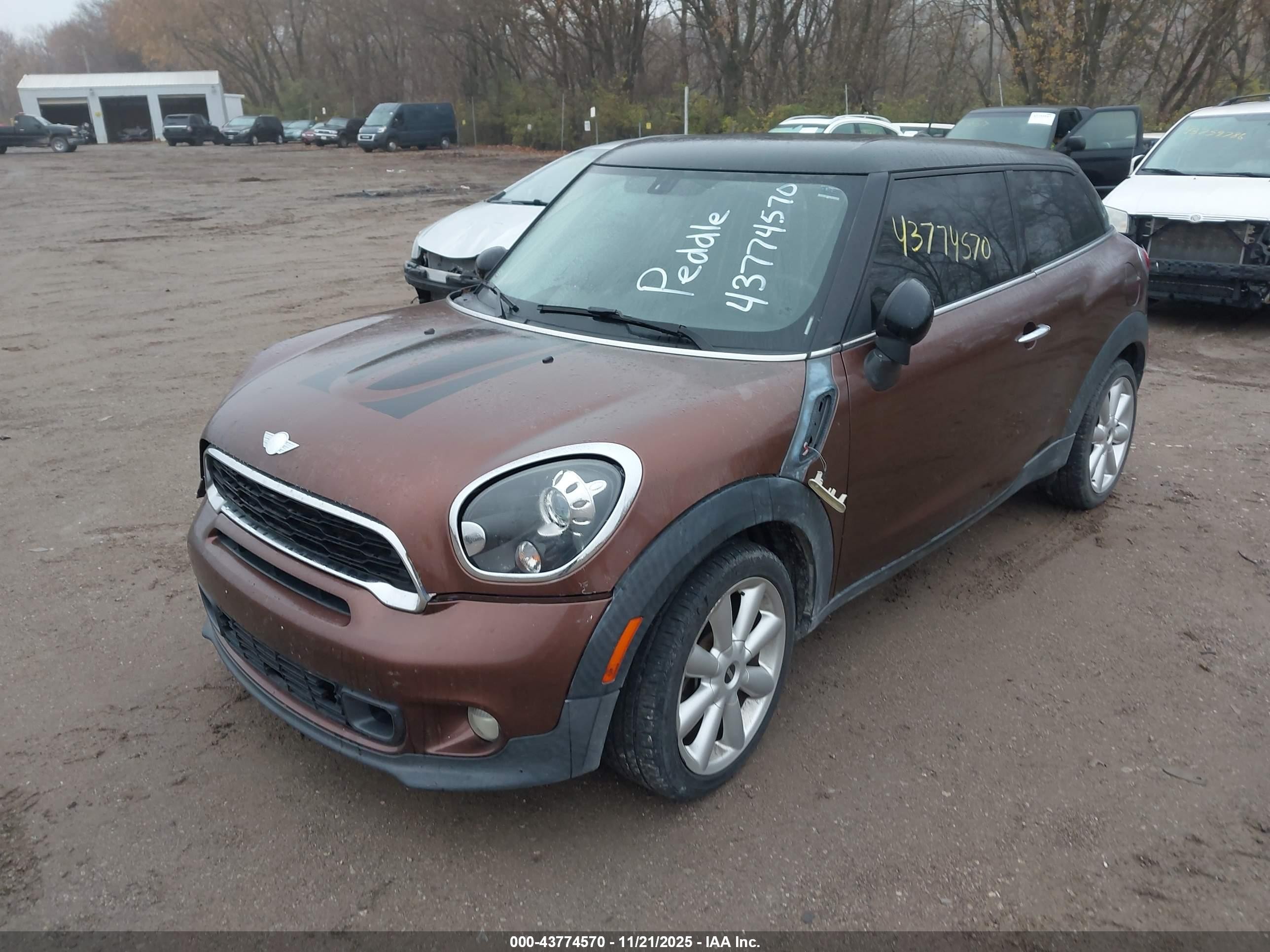 2014 Mini Paceman Cooper S Коричневый vin: WMWSS5C56EWN49680