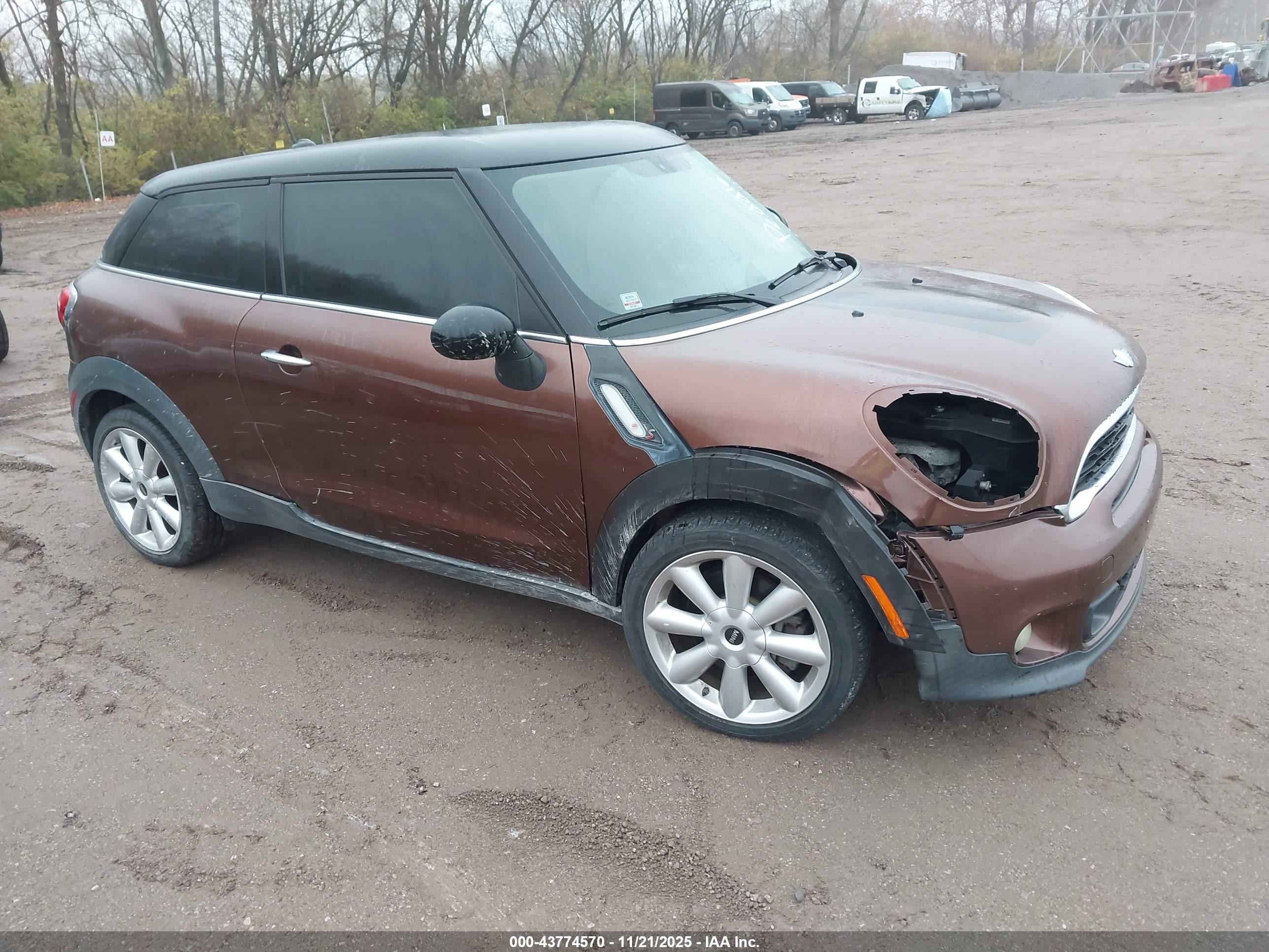 2014 Mini Paceman Cooper S Brown vin: WMWSS5C56EWN49680