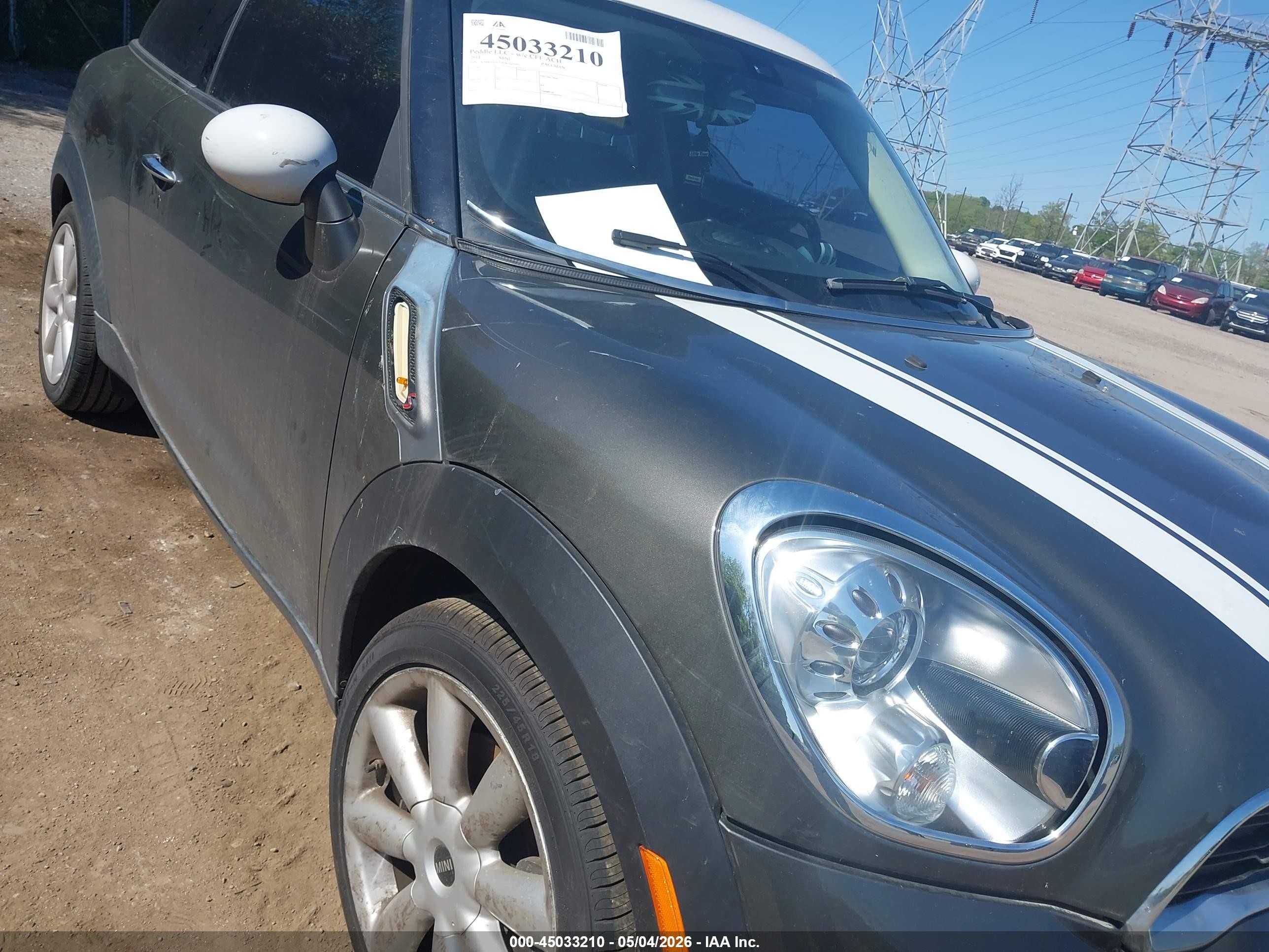 2014 Mini Paceman Cooper S Серый vin: WMWSS5C57EWN67055