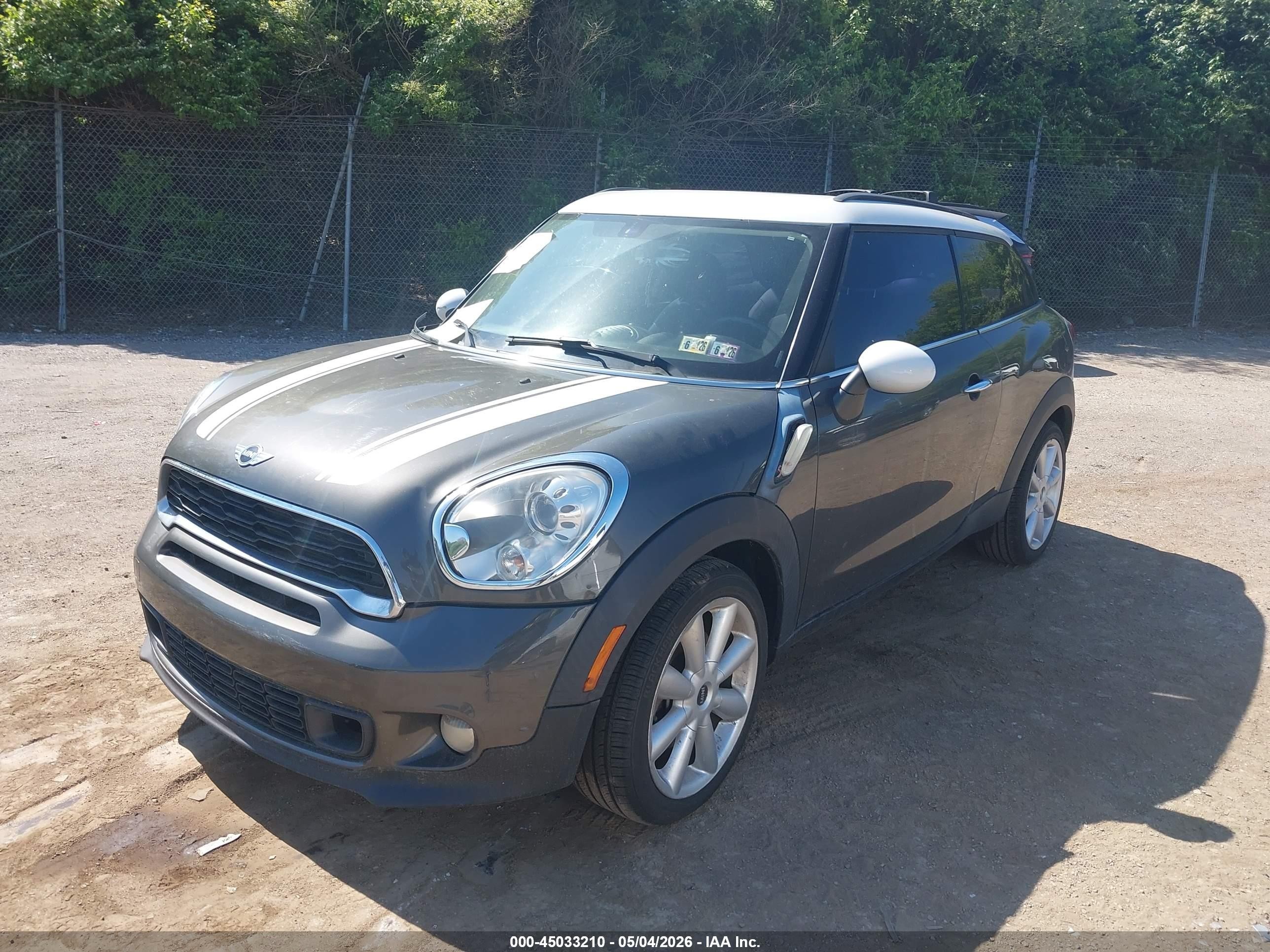 2014 Mini Paceman Cooper S Серый vin: WMWSS5C57EWN67055