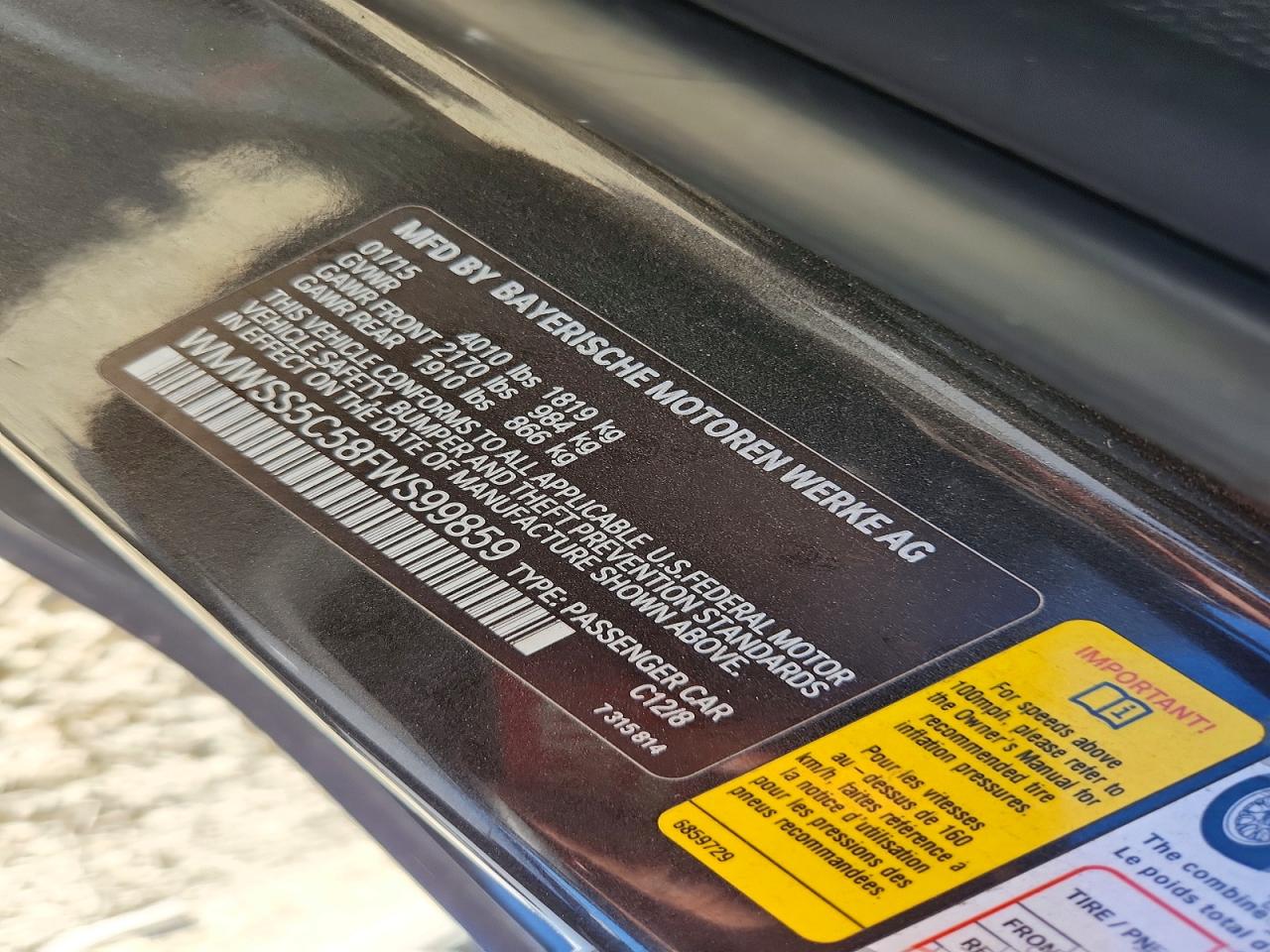 2015 Mini Cooper S Paceman Brown vin: WMWSS5C58FWS99859