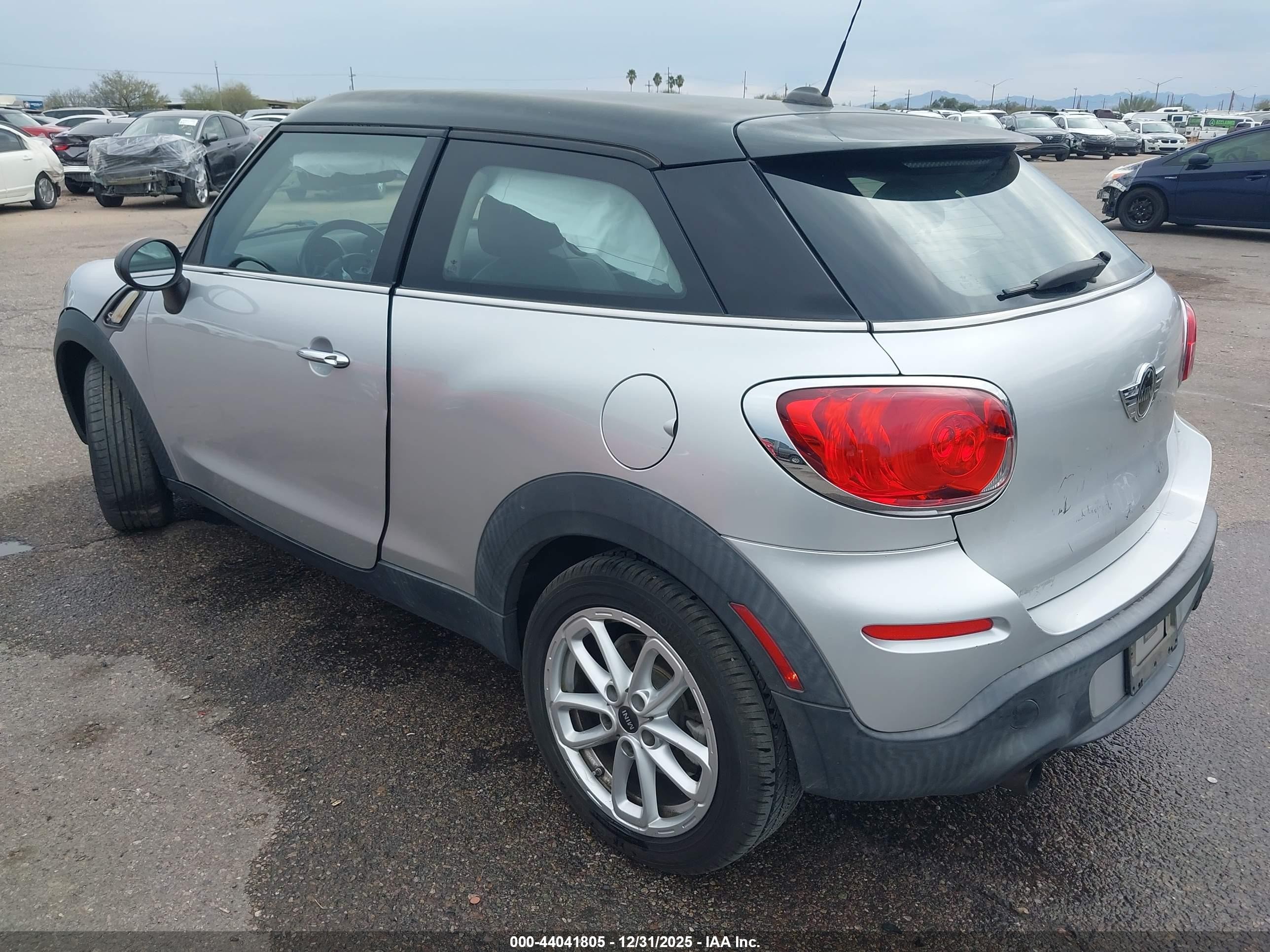 2015 Mini Paceman Cooper S Silver vin: WMWSS5C59FWT84452