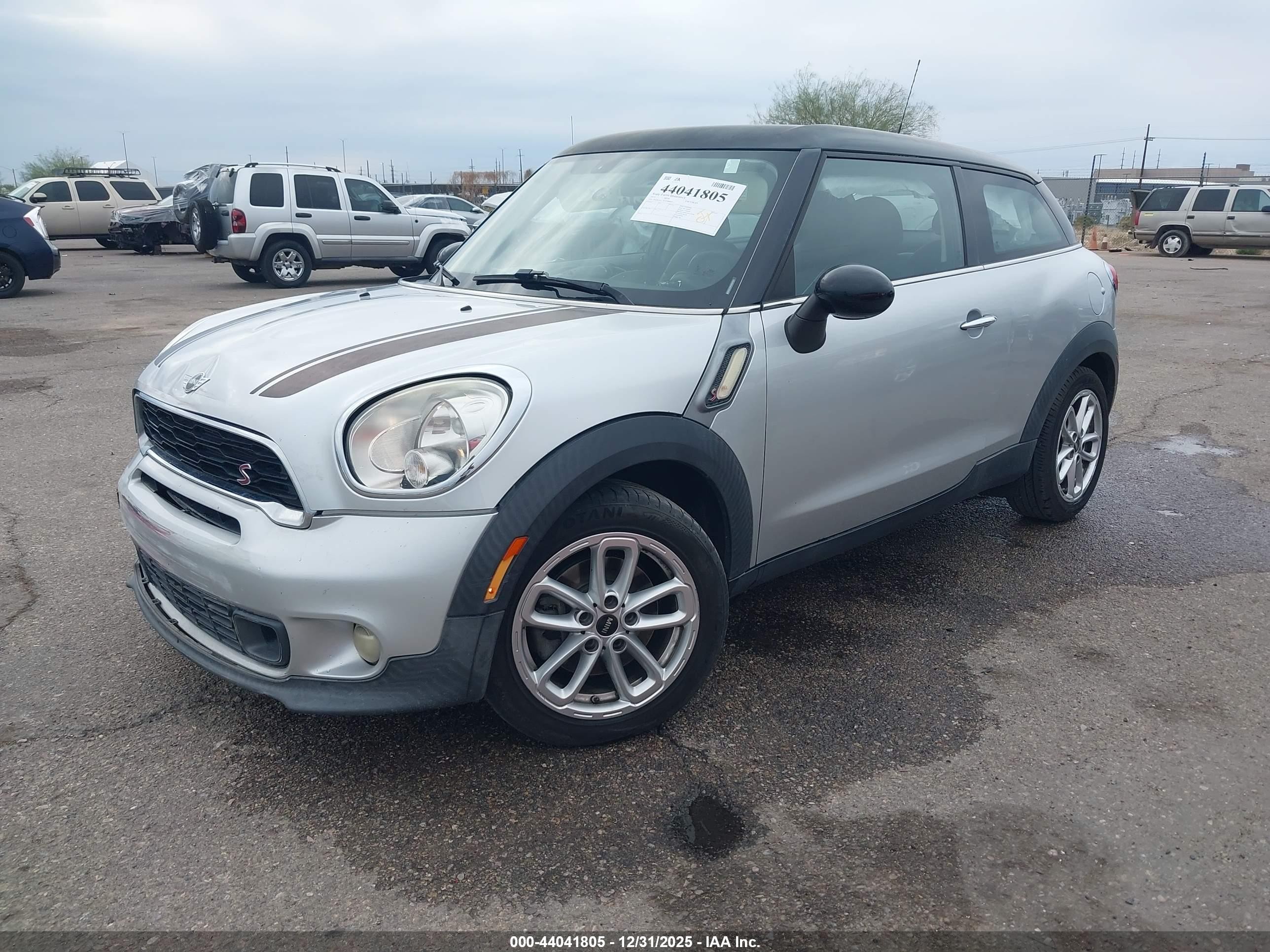 2015 Mini Paceman Cooper S Silver vin: WMWSS5C59FWT84452