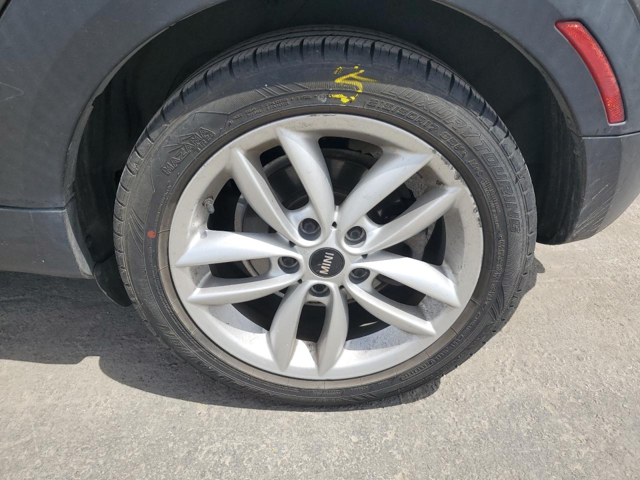 2014 Mini Cooper S Paceman Charcoal vin: WMWSS7C51EWN71825 Damage: Left Rear Wheel, Curb Rash, 9 To 10 Inches