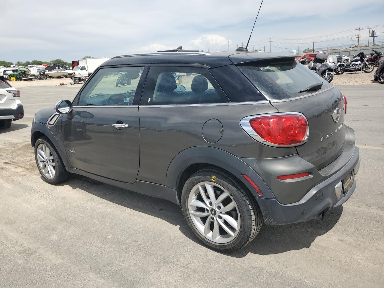 2014 Mini Cooper S Paceman Charcoal vin: WMWSS7C51EWN71825 Damage: Left Qtr Panel, Heavy Scratch, 1/2 To 1 Inch