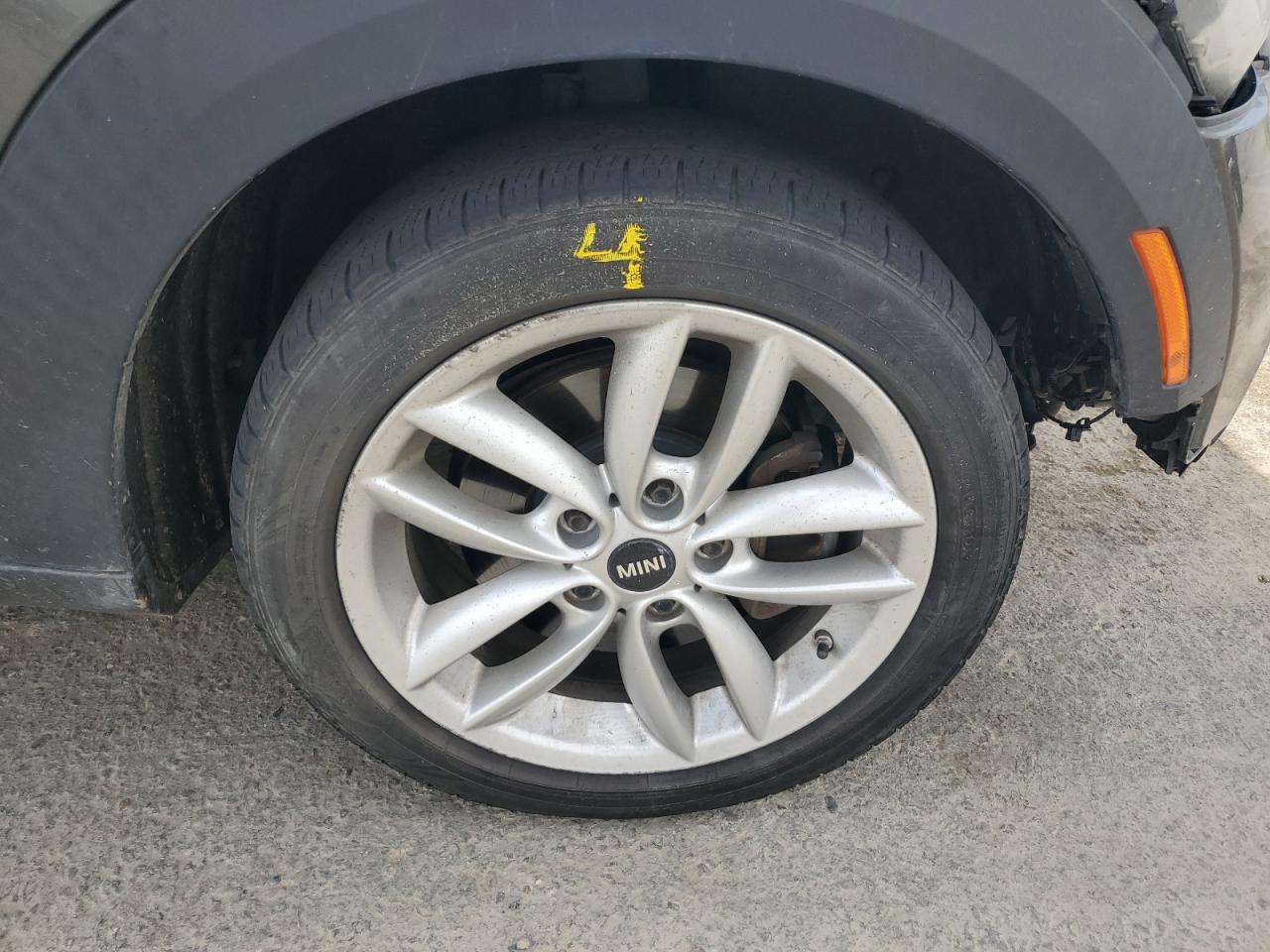 2014 Mini Cooper S Paceman Charcoal vin: WMWSS7C51EWN71825 Damage: Right Front Wheel, Curb Rash, > 12 Inches