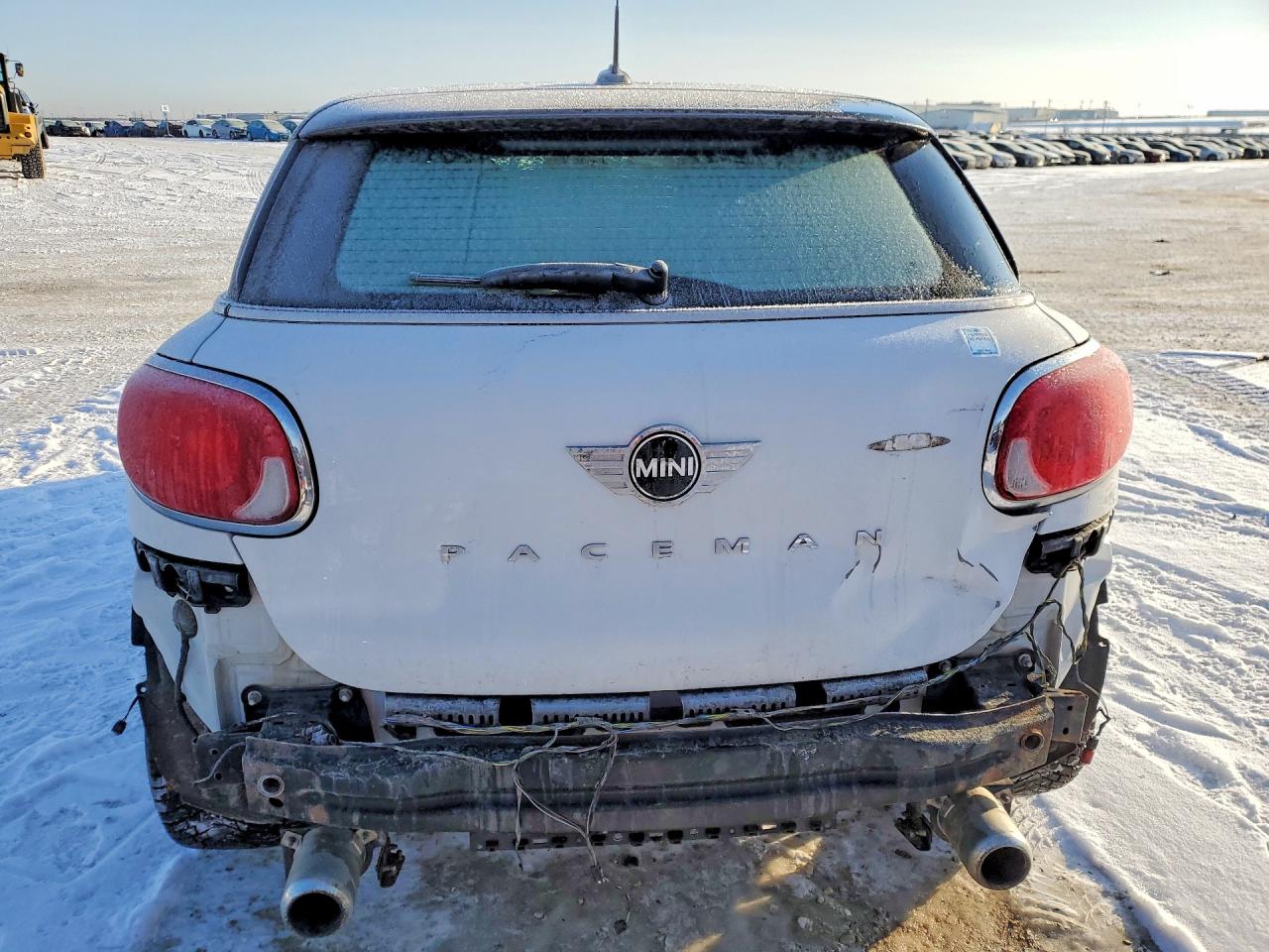 2014 Mini Cooper S Paceman White vin: WMWSS7C52EWN52345