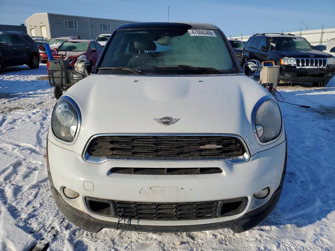 2014 Mini Cooper S Paceman White vin: WMWSS7C52EWN52345