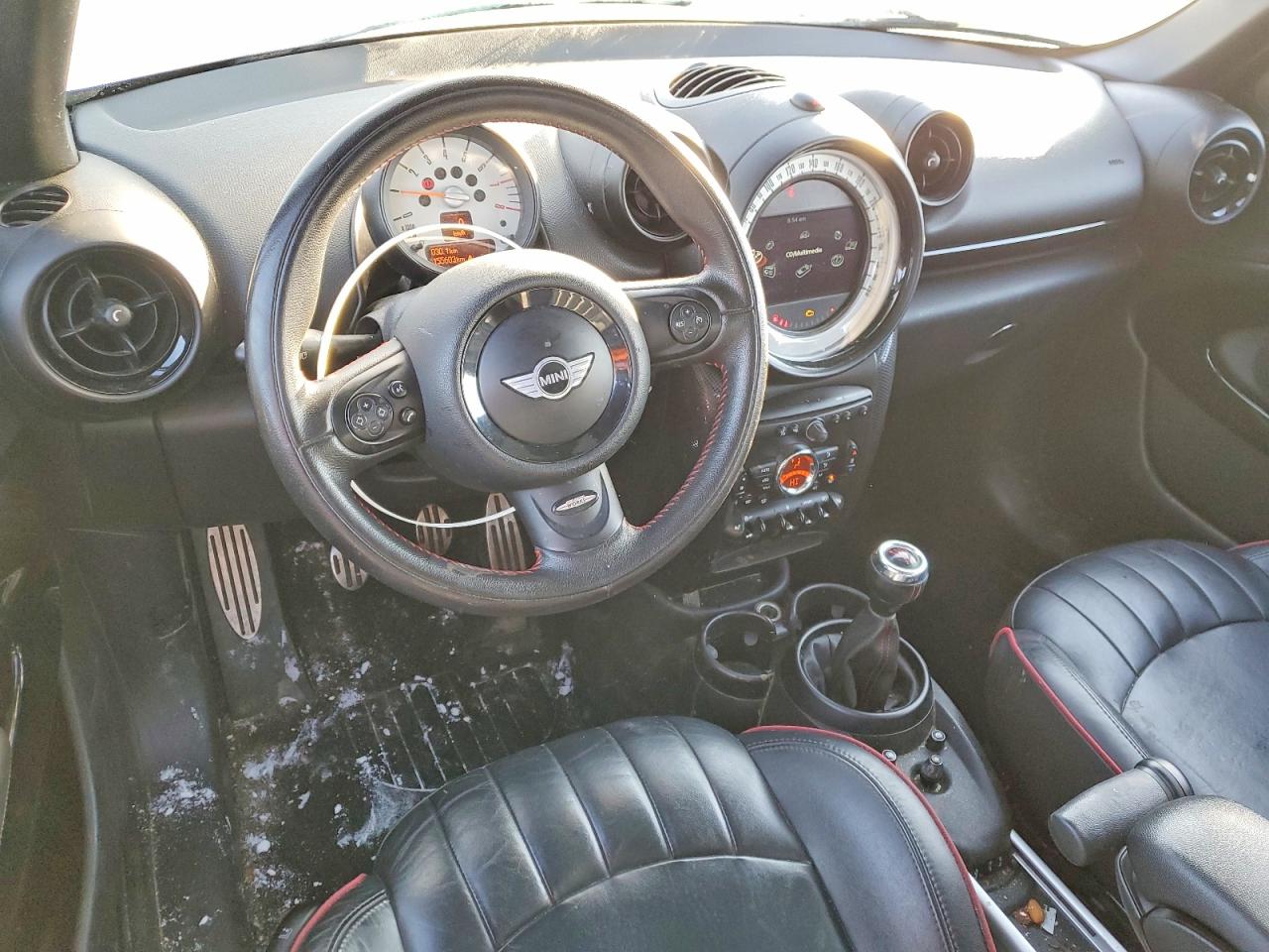 2014 Mini Cooper S Paceman White vin: WMWSS7C52EWN52345