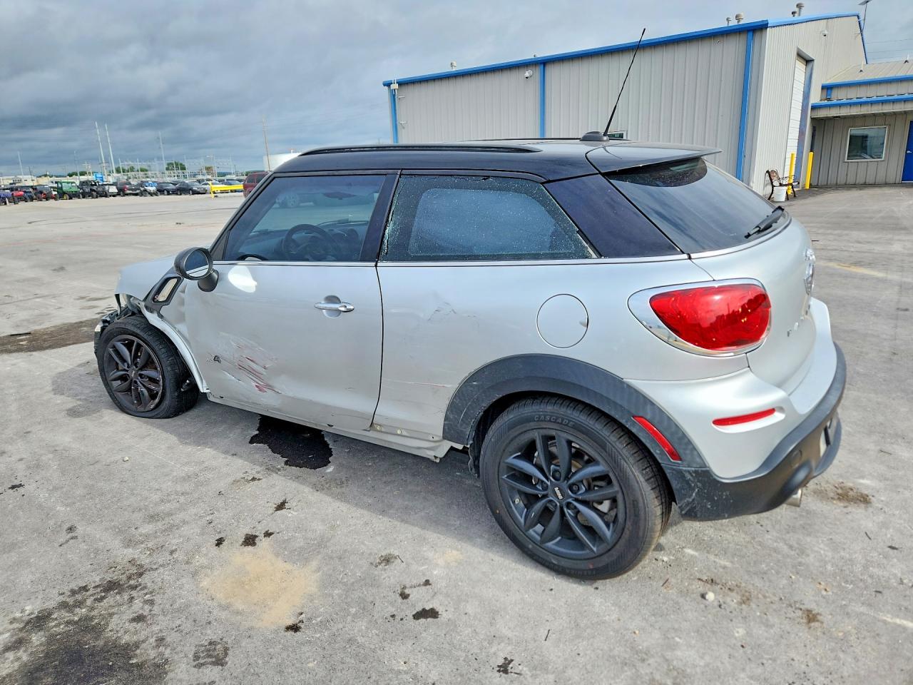 2014 Mini Cooper S Paceman Silver vin: WMWSS7C54EWN52315