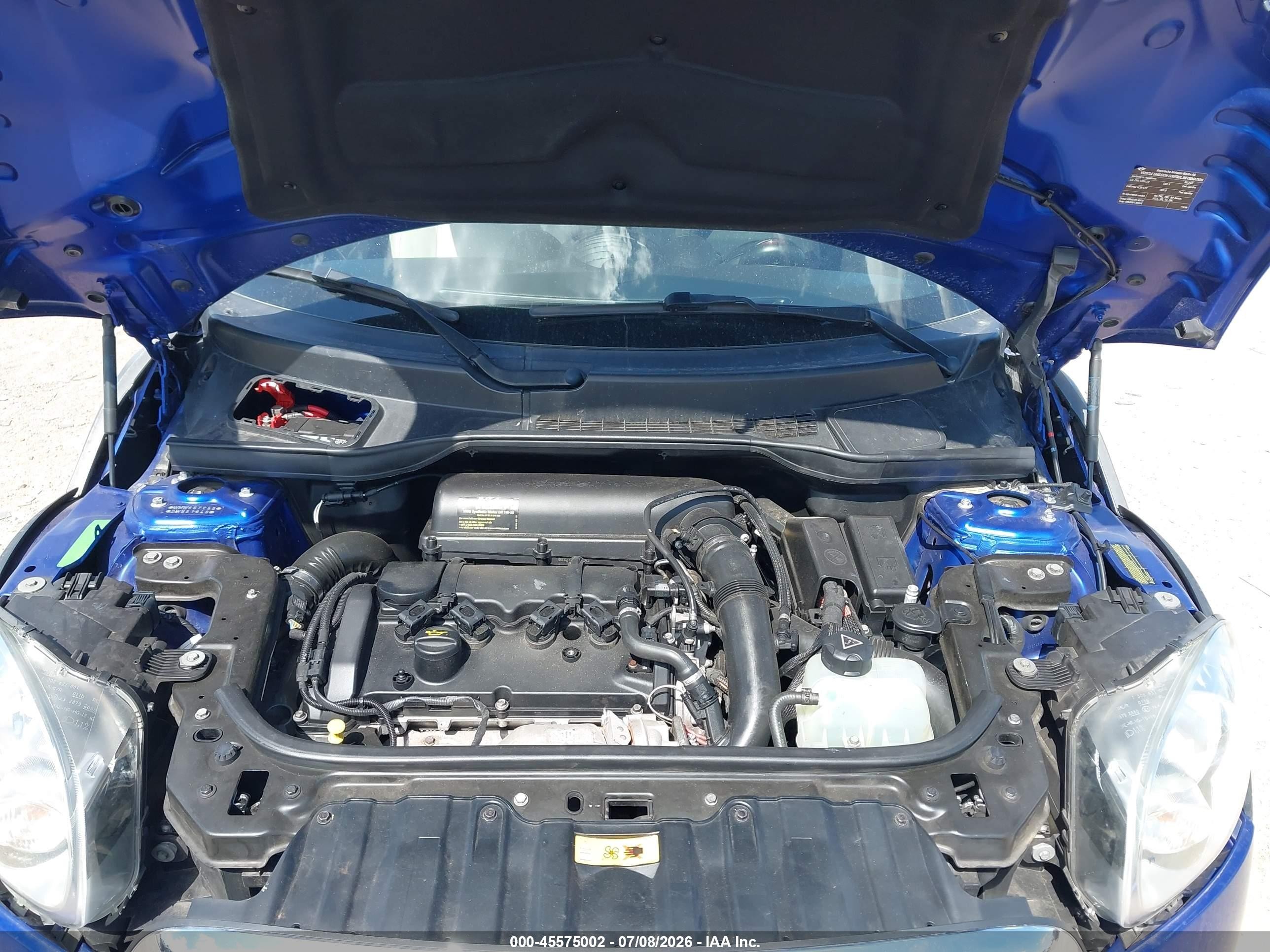 2013 Mini Paceman Cooper S Blue vin: WMWSS7C55DWN51849