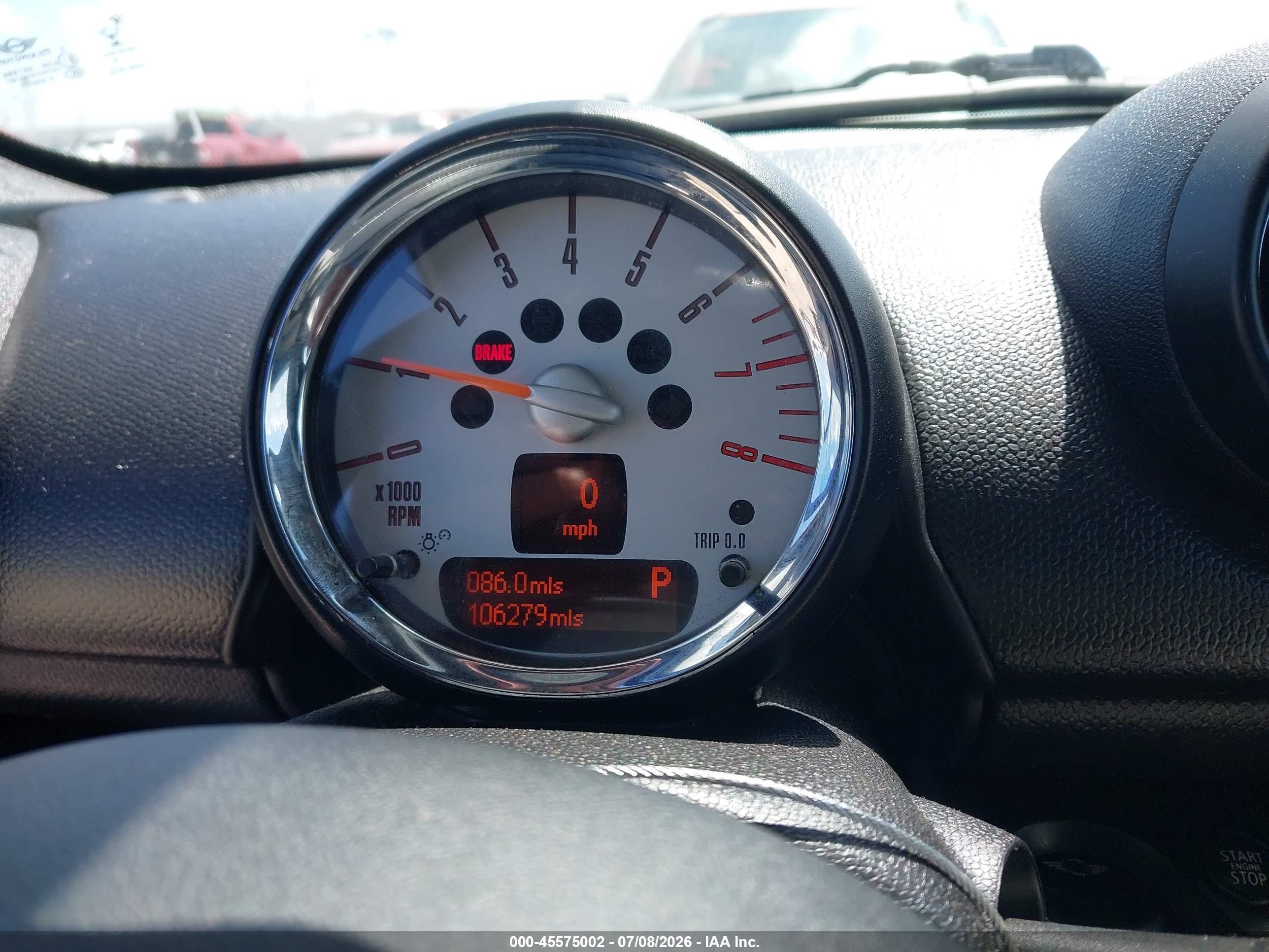2013 Mini Paceman Cooper S Blue vin: WMWSS7C55DWN51849
