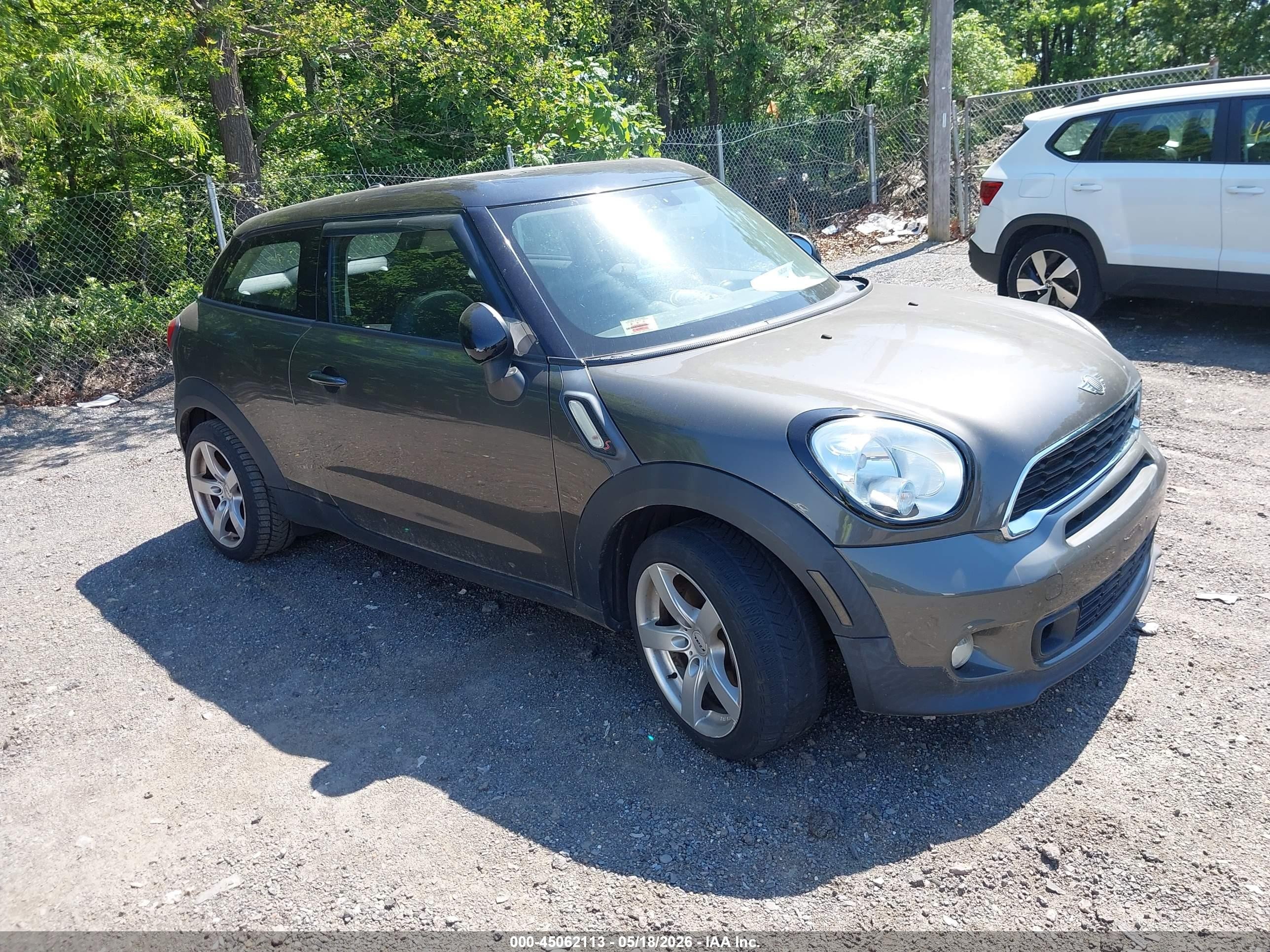 2013 Mini Paceman Cooper S Gray vin: WMWSS7C56DWN52024