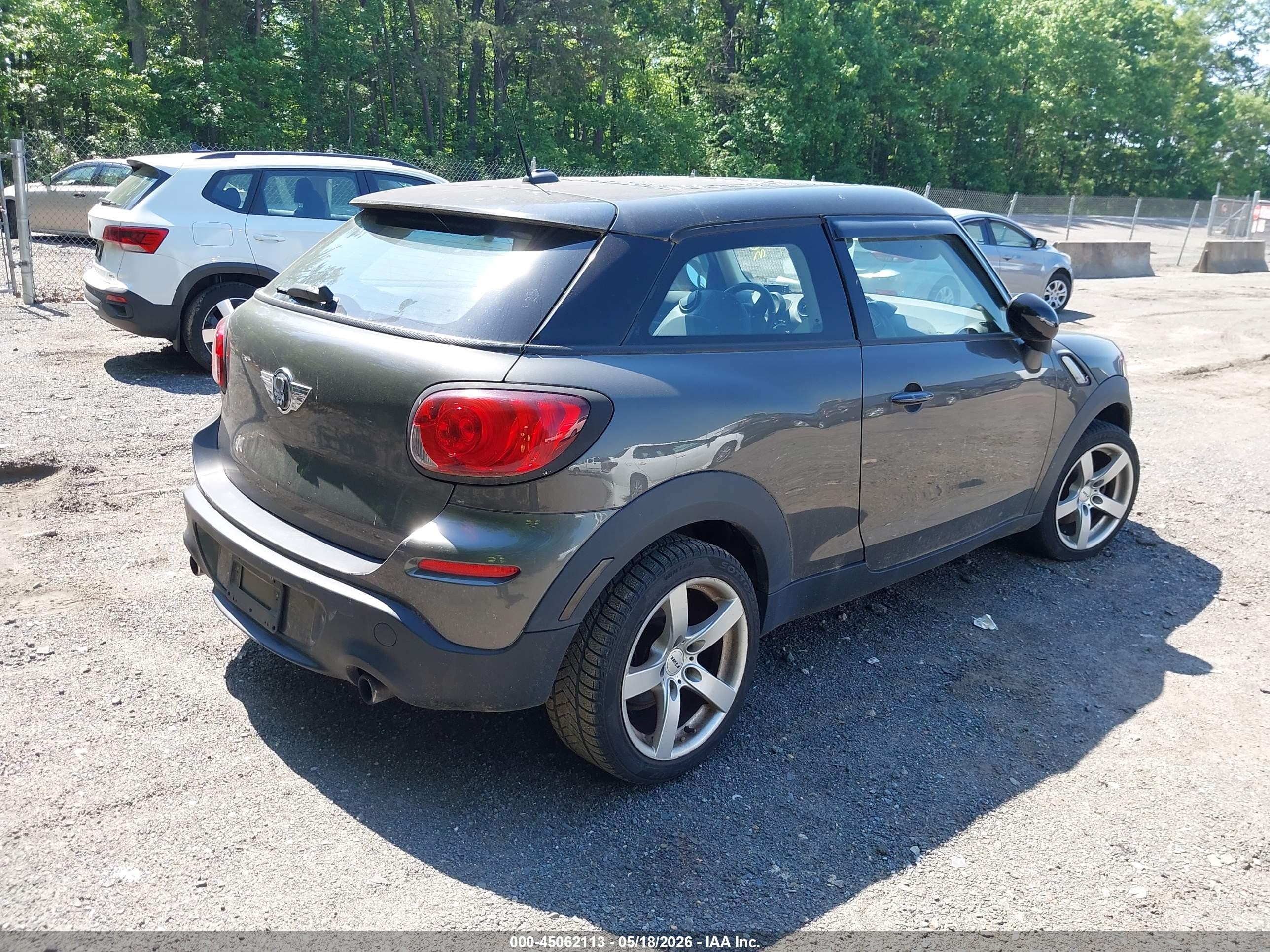 2013 Mini Paceman Cooper S Серый vin: WMWSS7C56DWN52024