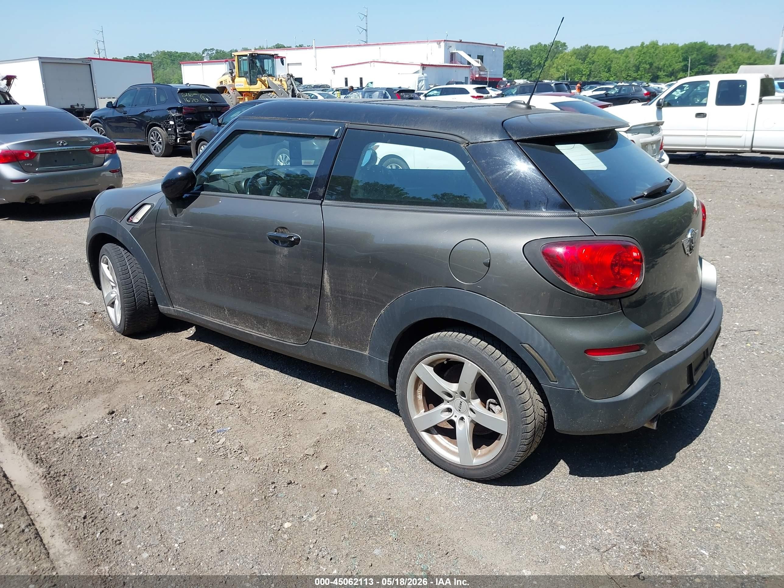 2013 Mini Paceman Cooper S Серый vin: WMWSS7C56DWN52024