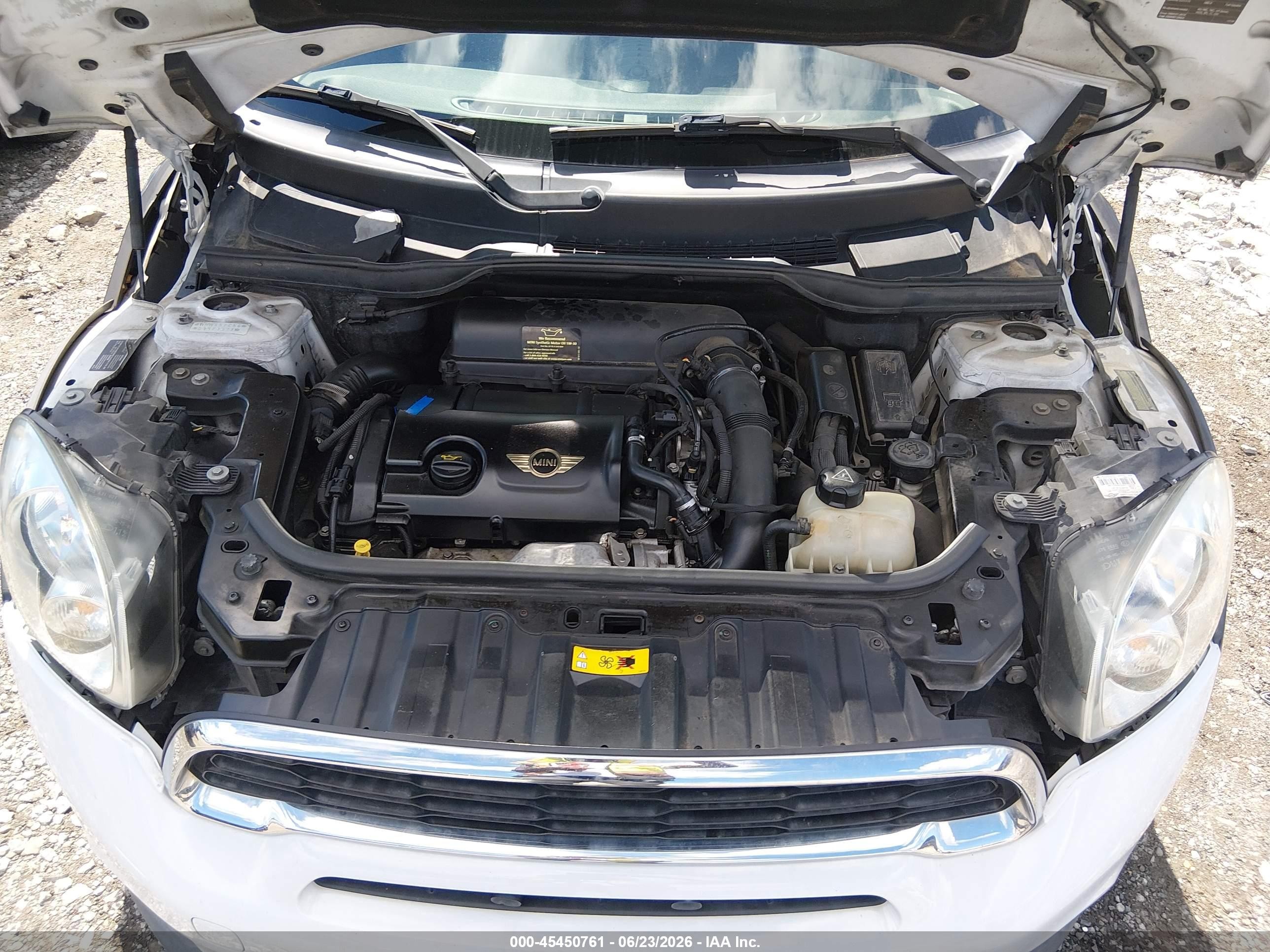 2014 Mini Paceman Cooper S Белый vin: WMWSS7C56EWN71917